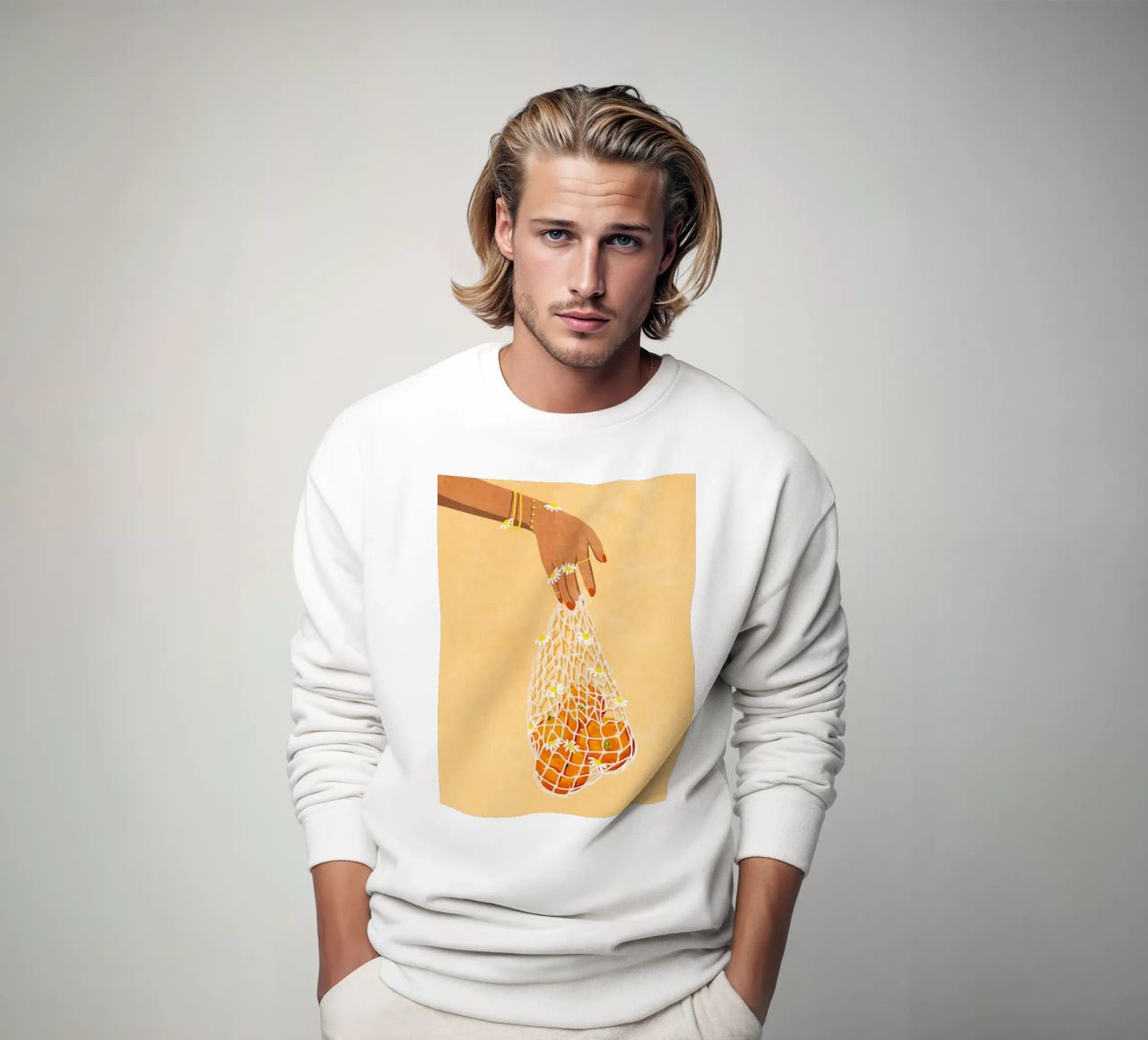 Fresh Oranges felpa da Illustration Raissa Oltmanns