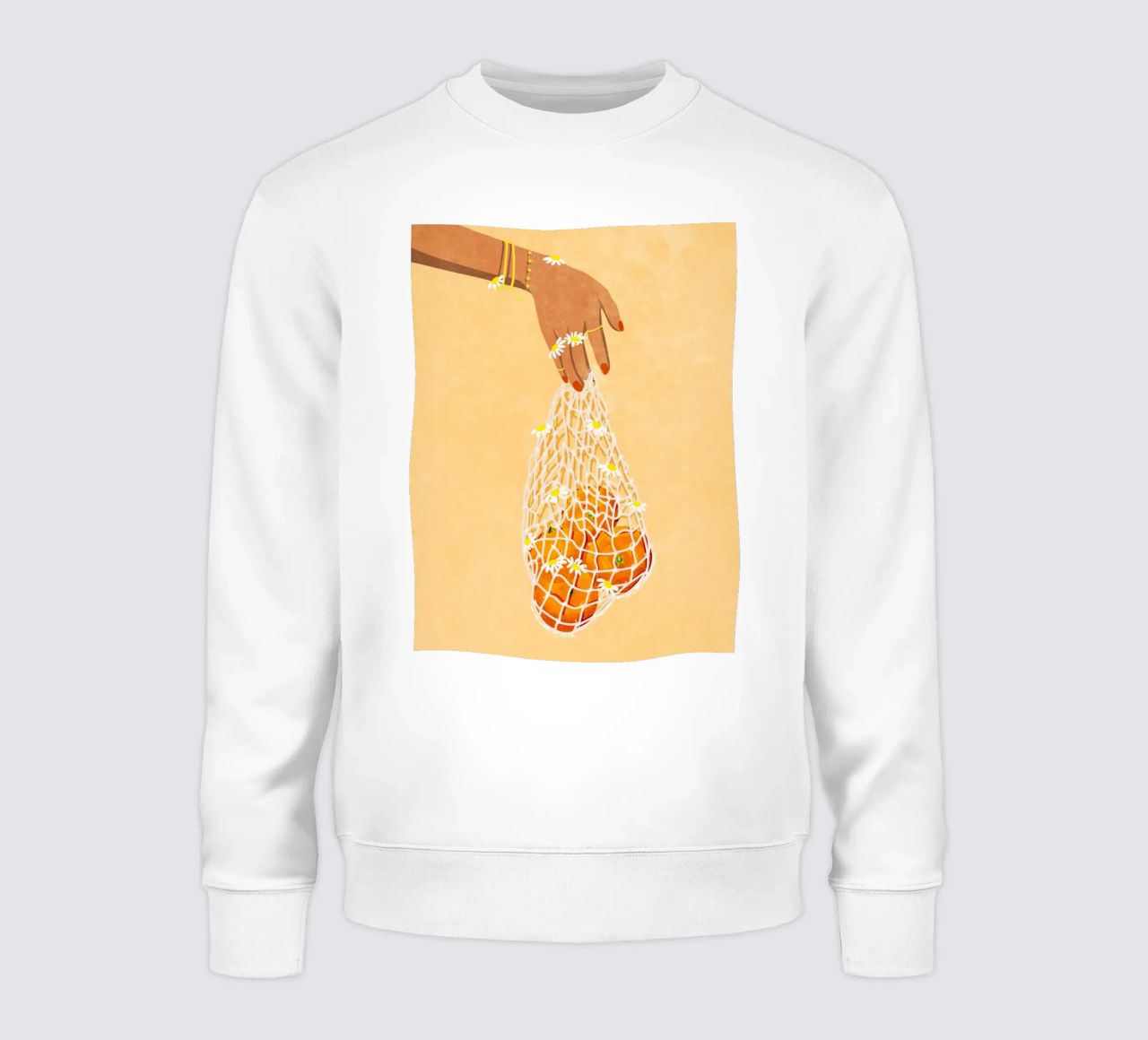 Fresh Oranges felpa da Illustration Raissa Oltmanns