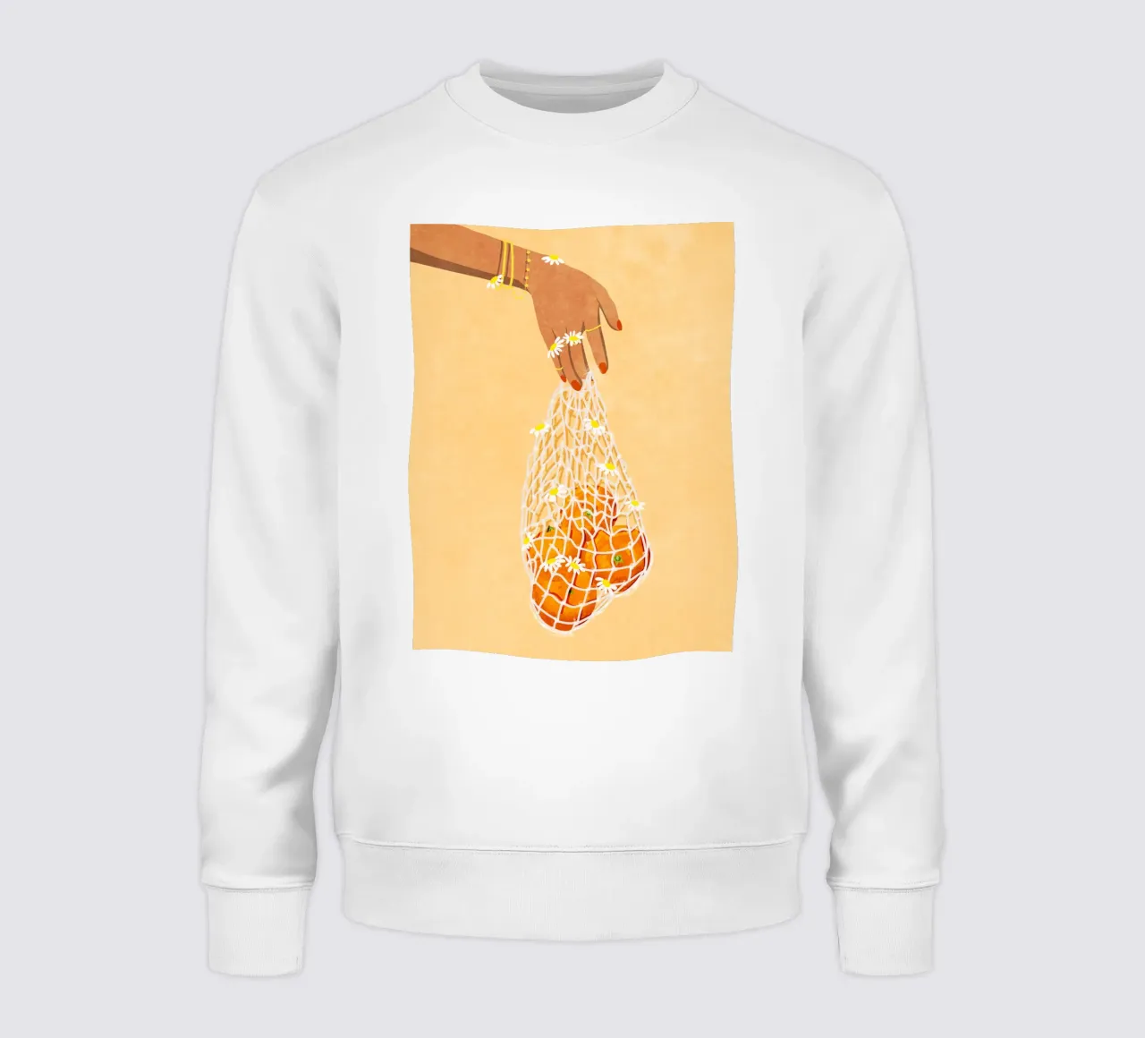 Fresh Oranges felpa da Illustration Raissa Oltmanns