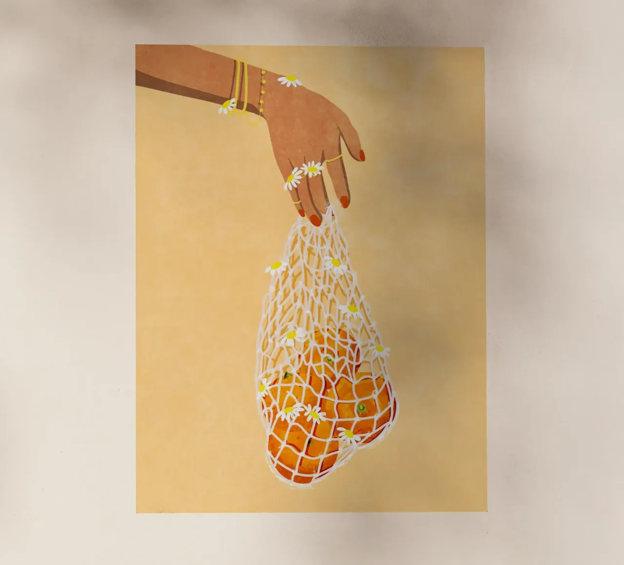 Fresh Oranges pellicola backlit da Illustration Raissa Oltmanns
