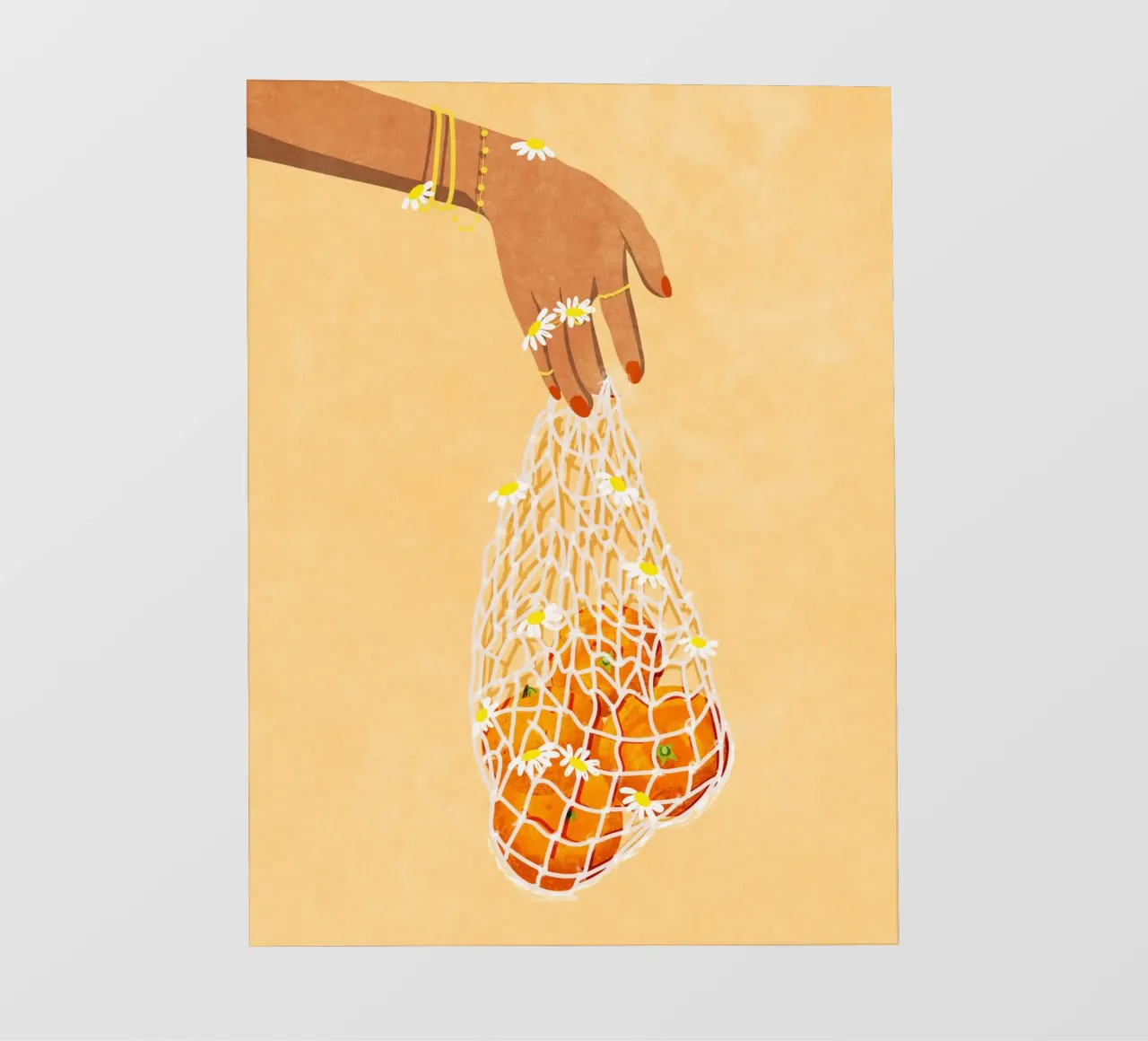 Fresh Oranges telo in pvc da Illustration Raissa Oltmanns