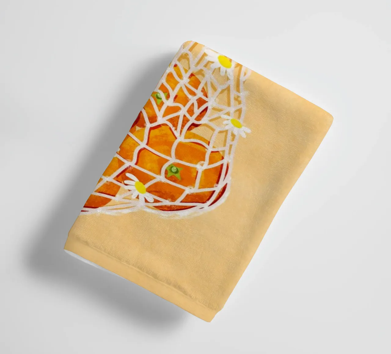 Fresh Oranges asciugamano da bagno da Illustration Raissa Oltmanns