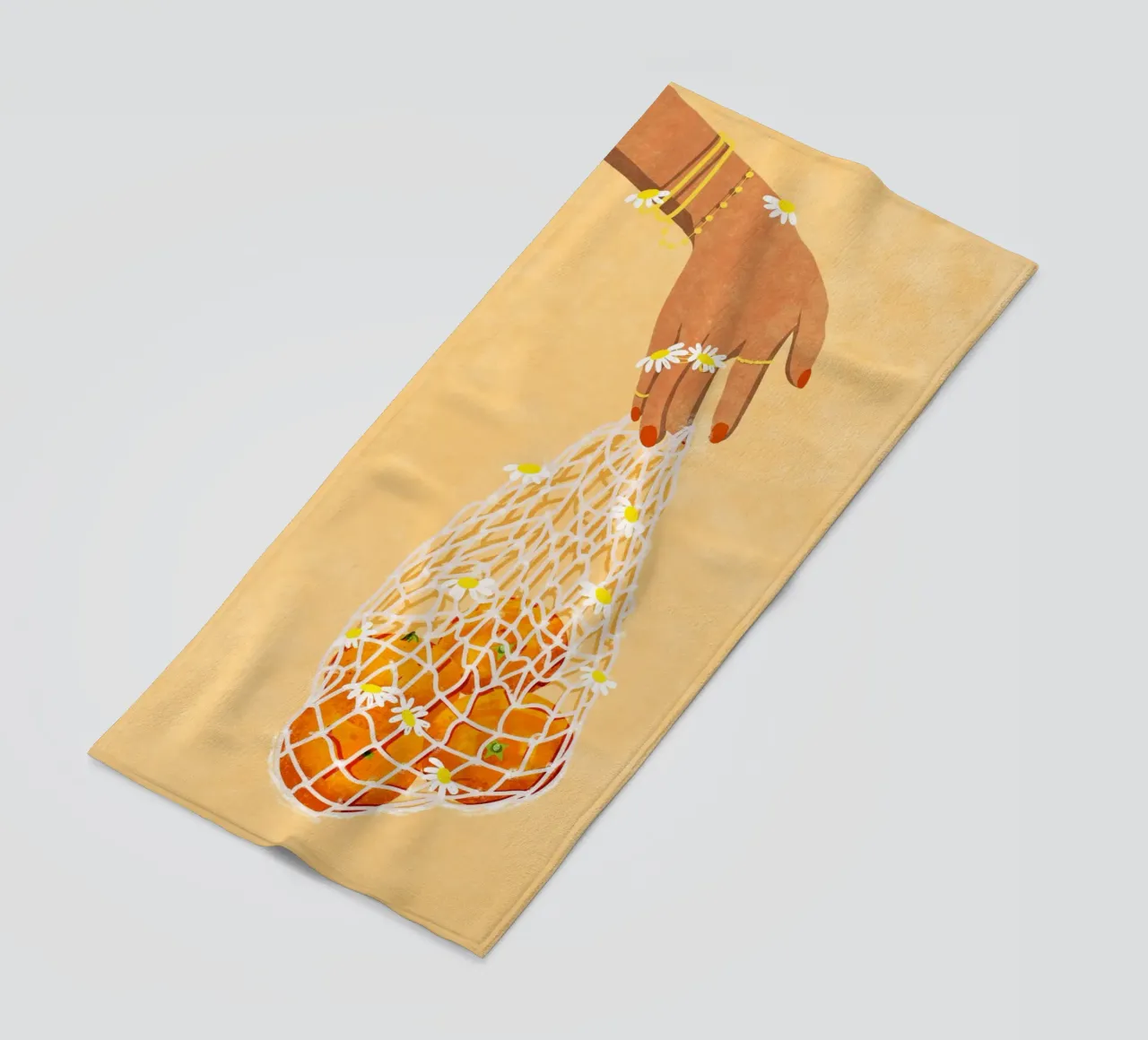 Fresh Oranges telo mare da Illustration Raissa Oltmanns