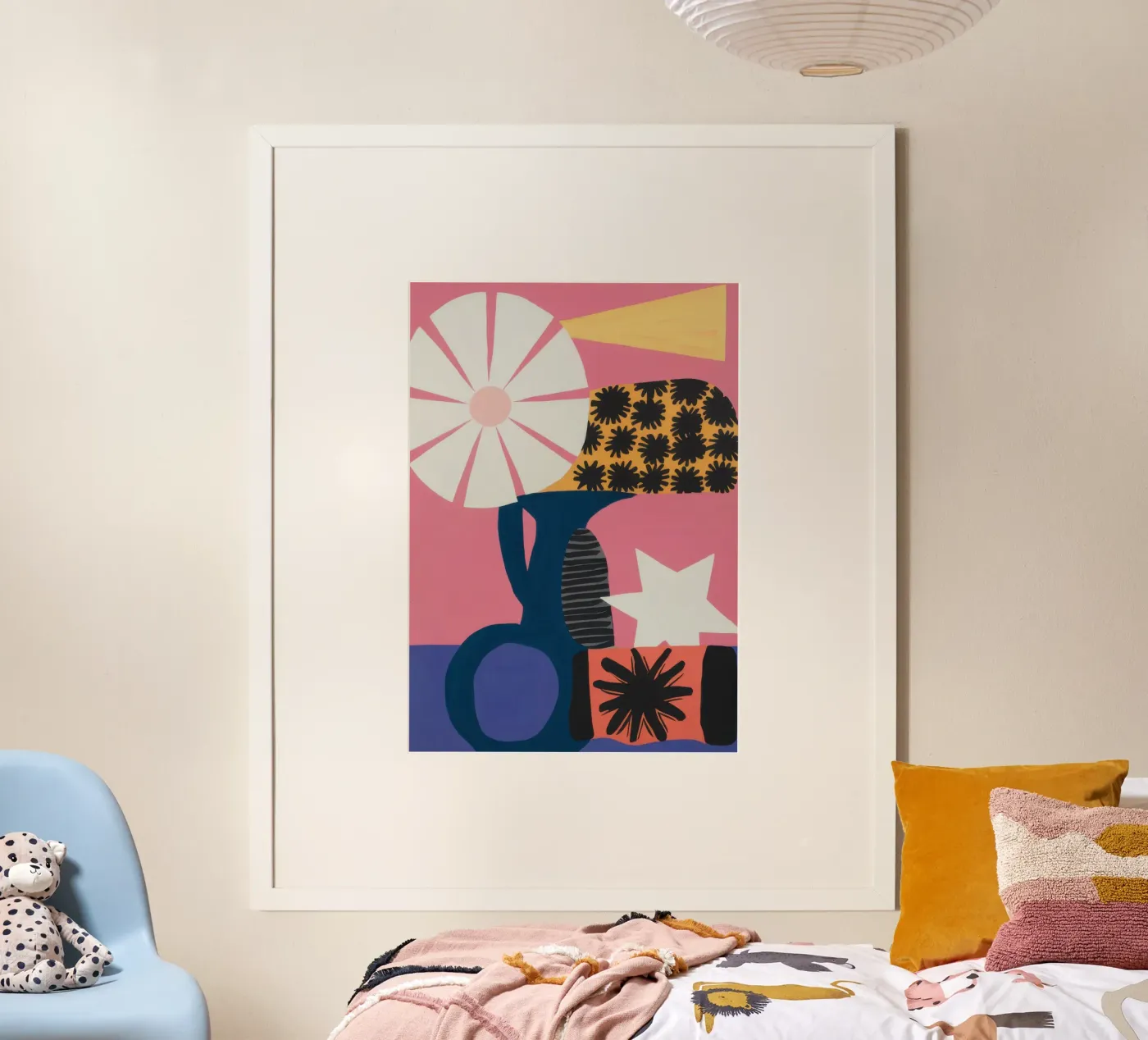 Abstract Geometry Delight poster by Luxe Brush
