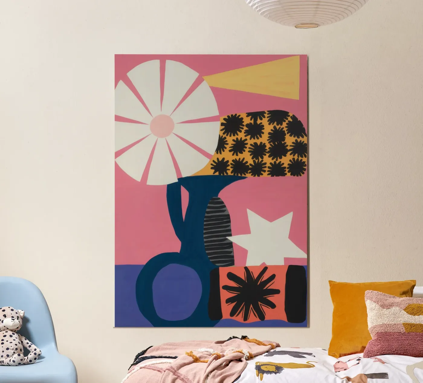 Abstract Geometry Delight poster by Luxe Brush