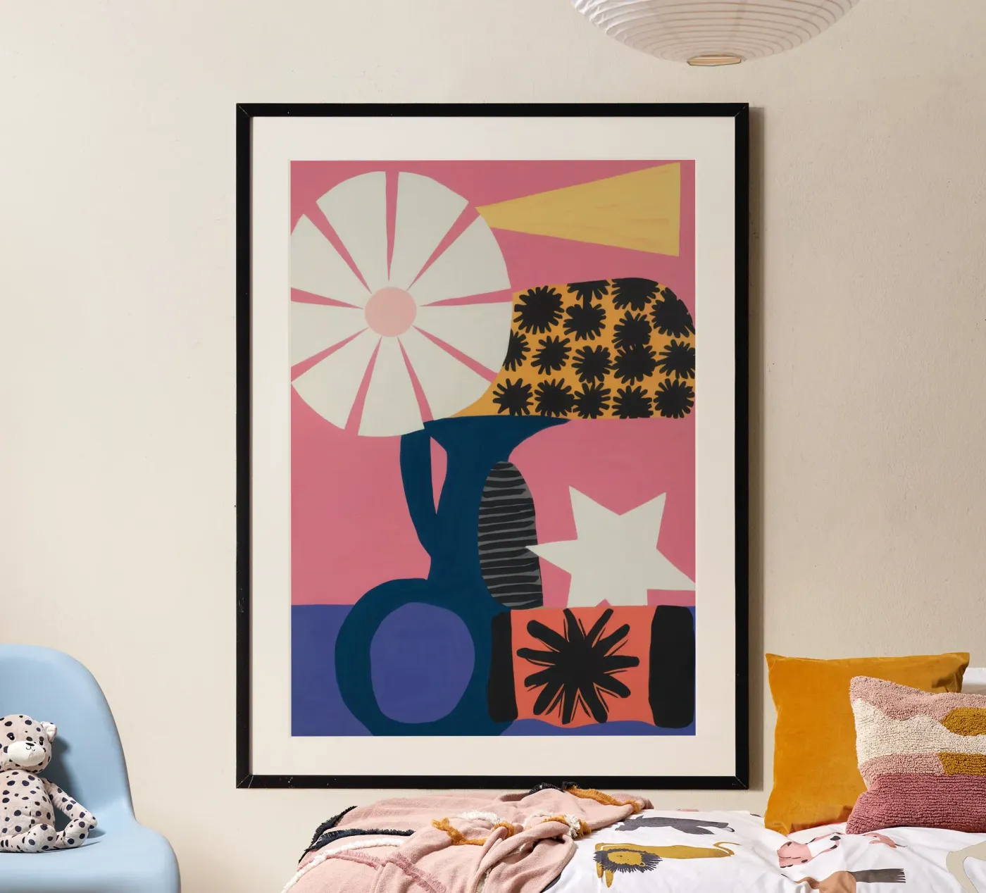 Abstract Geometry Delight poster by Luxe Brush