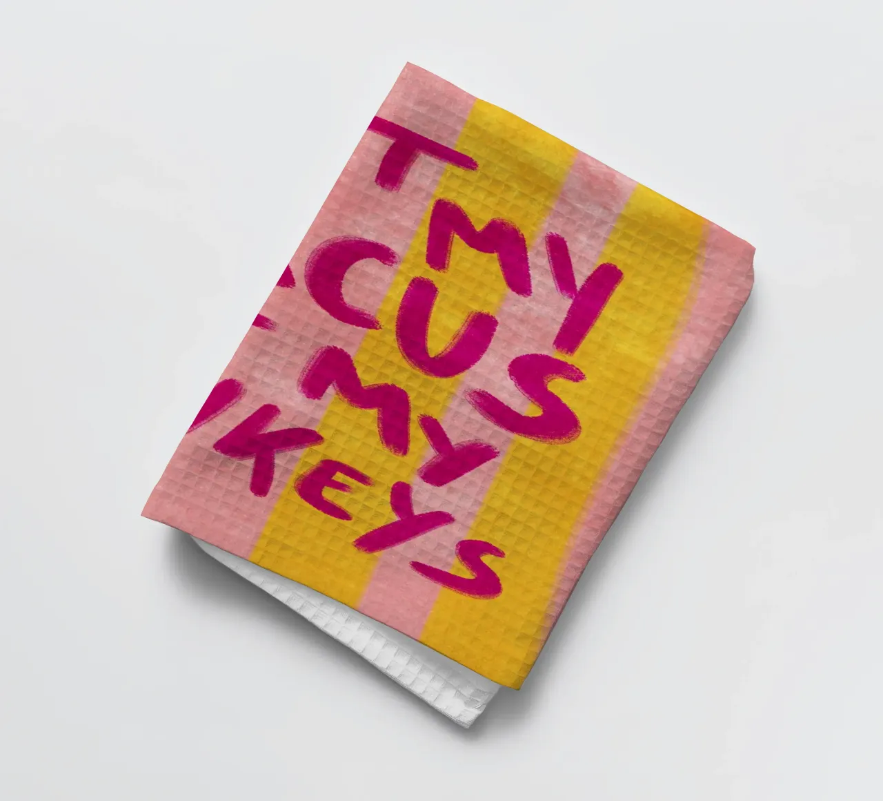 Not my Circus not my Monkeys torchon de Illustration Raissa Oltmanns