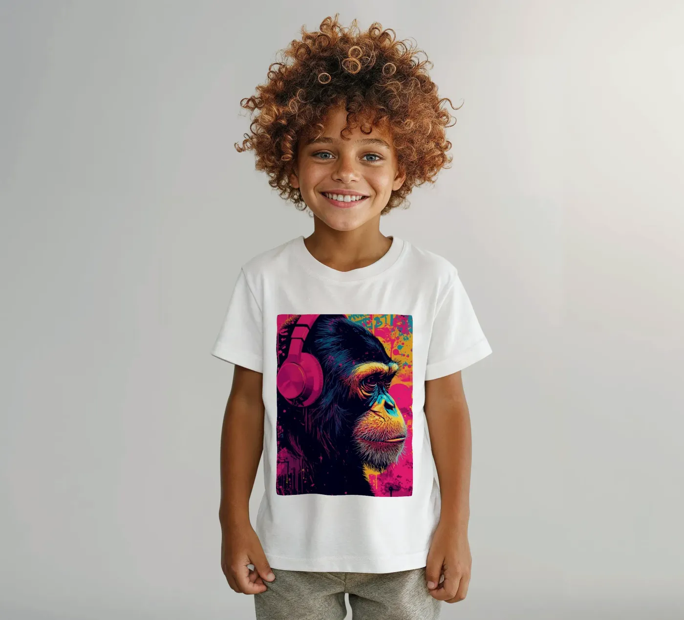 PopMonkey t-shirt bambini da DigiWunderwerk
