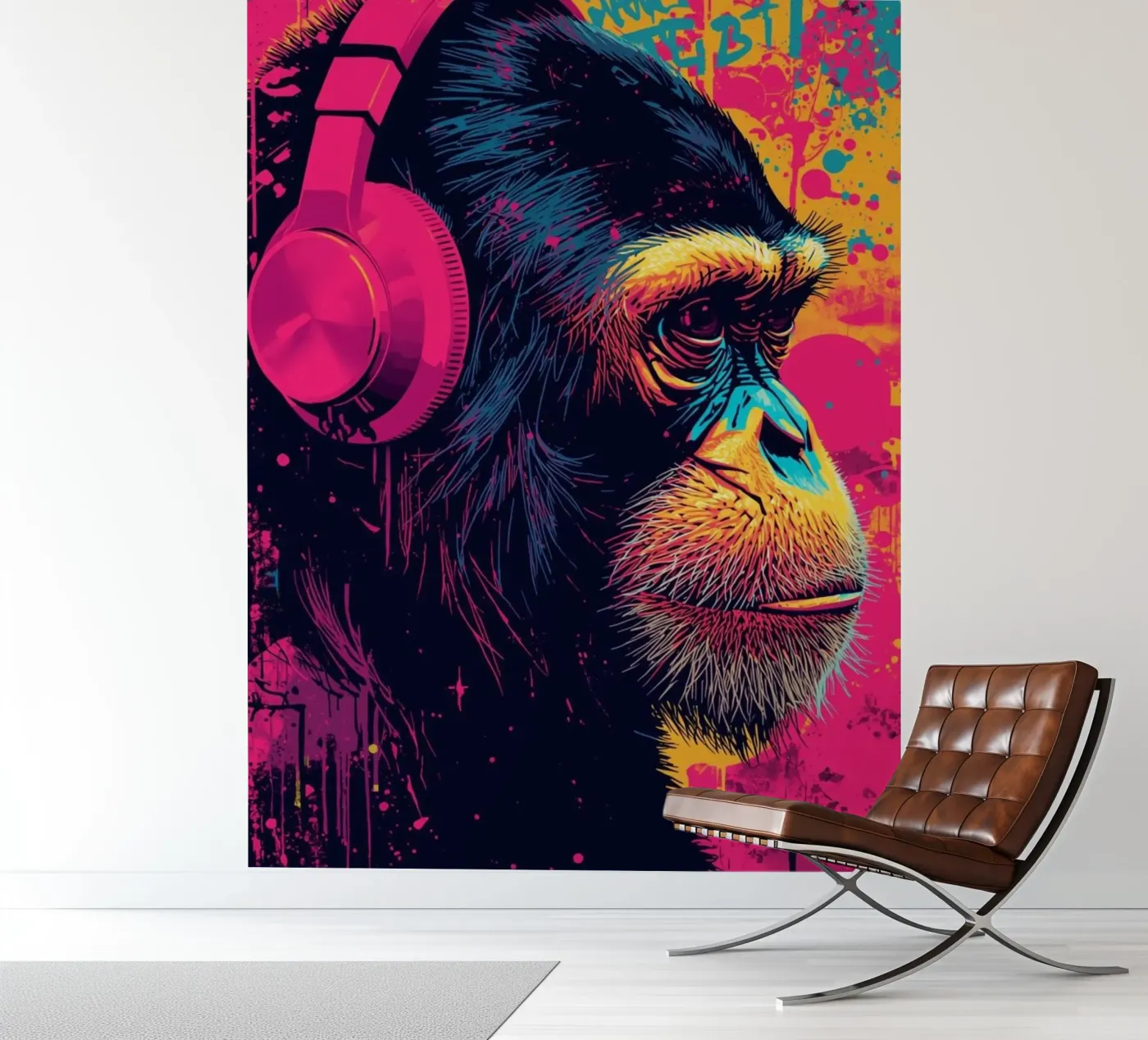 PopMonkey fotobehang van DigiWunderwerk