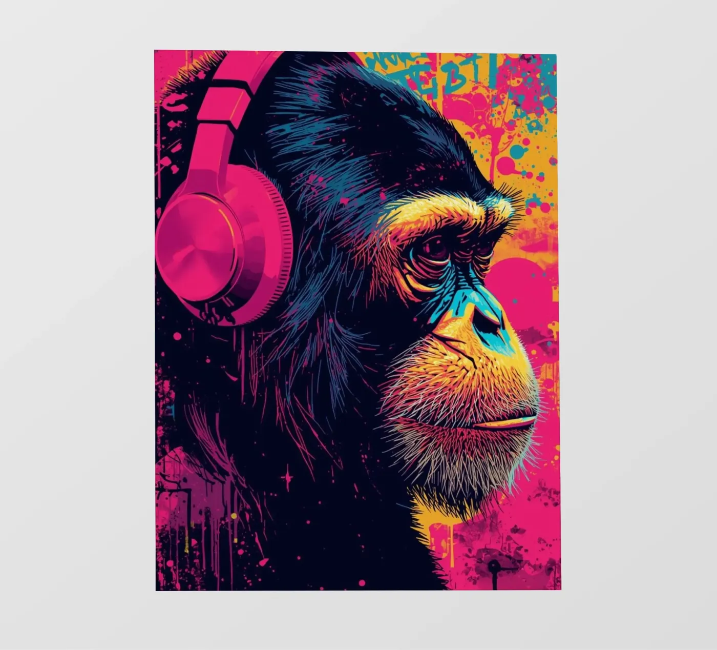 PopMonkey fotobehang van DigiWunderwerk