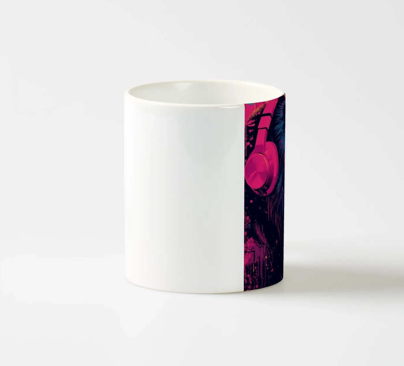 PopMonkey ceramic mug by DigiWunderwerk