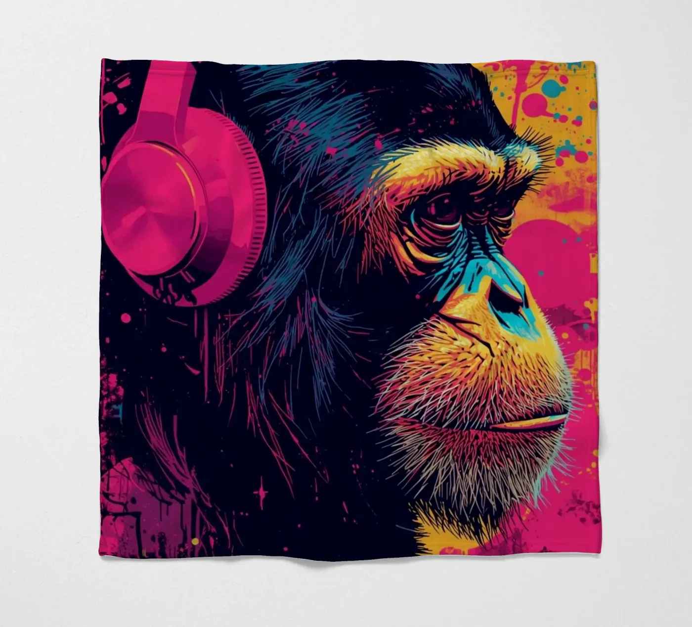 PopMonkey fleecedeken van DigiWunderwerk