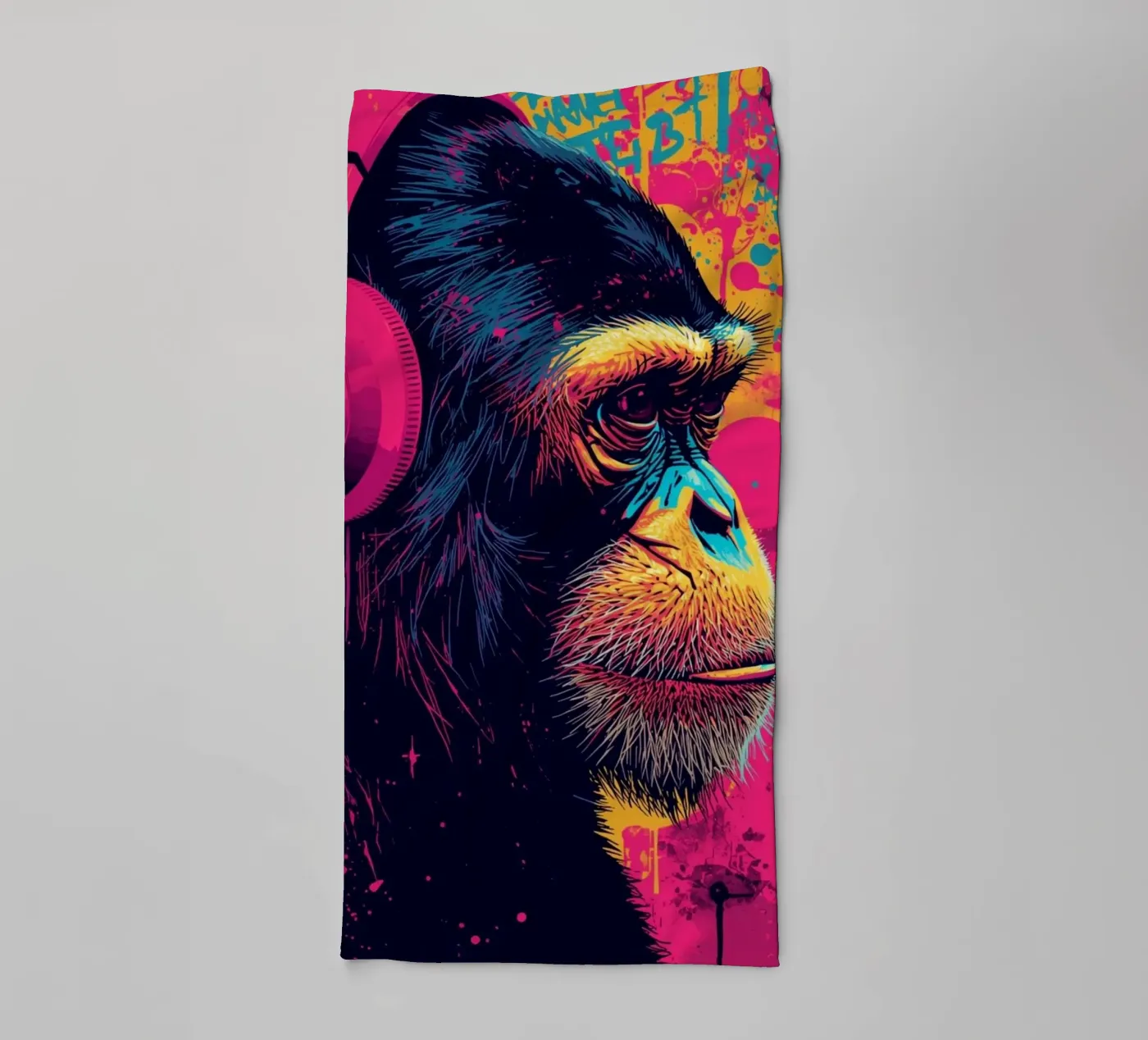 PopMonkey badhanddoek van DigiWunderwerk