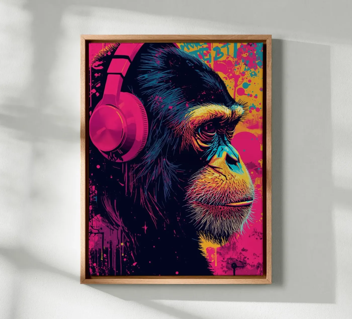 PopMonkey canvas by DigiWunderwerk