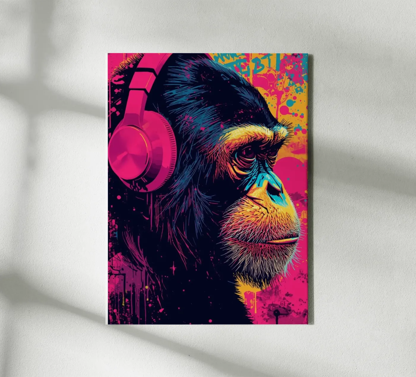 PopMonkey canvas by DigiWunderwerk