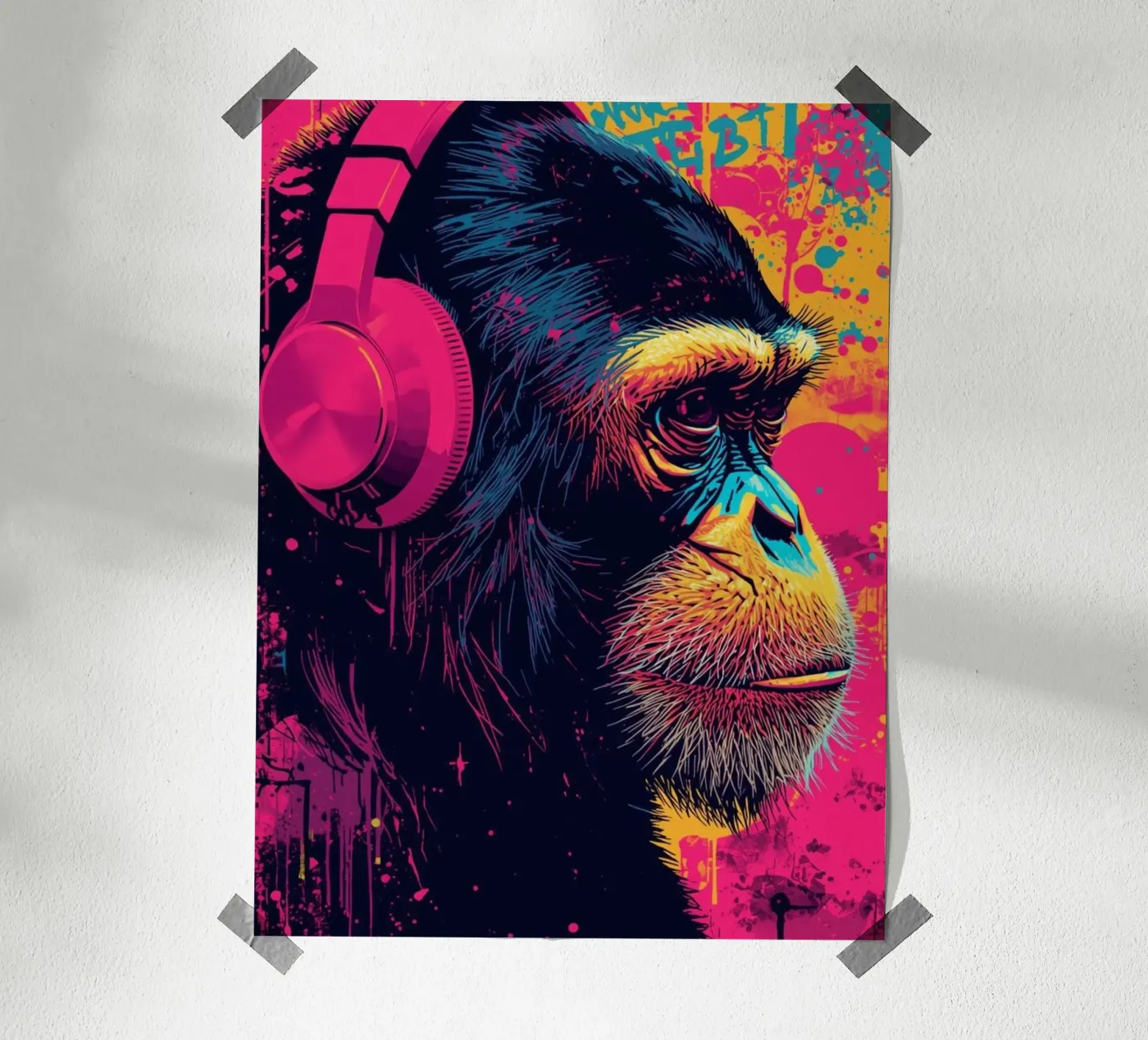 PopMonkey Poster von DigiWunderwerk