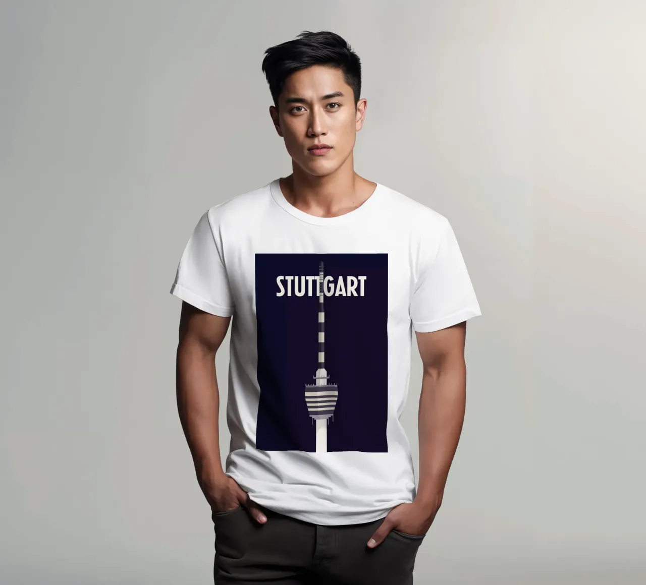 Stuttgart t-shirt da Designliga Products GmbH & Co. KG