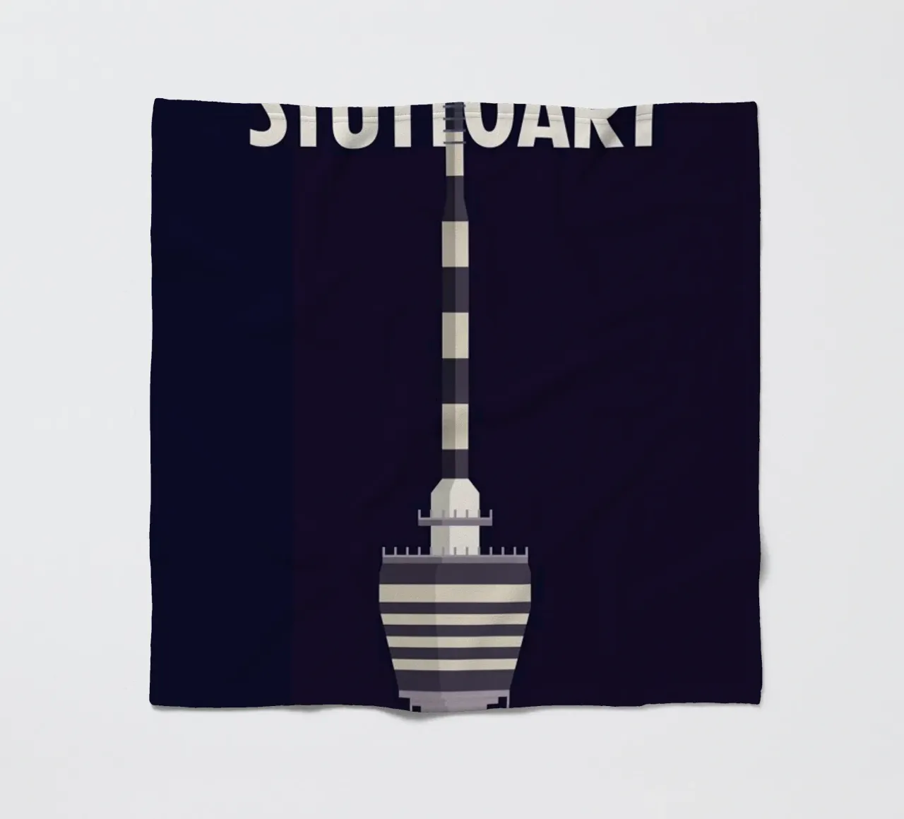 Stuttgart Fleecedecke von Designliga Products GmbH & Co. KG