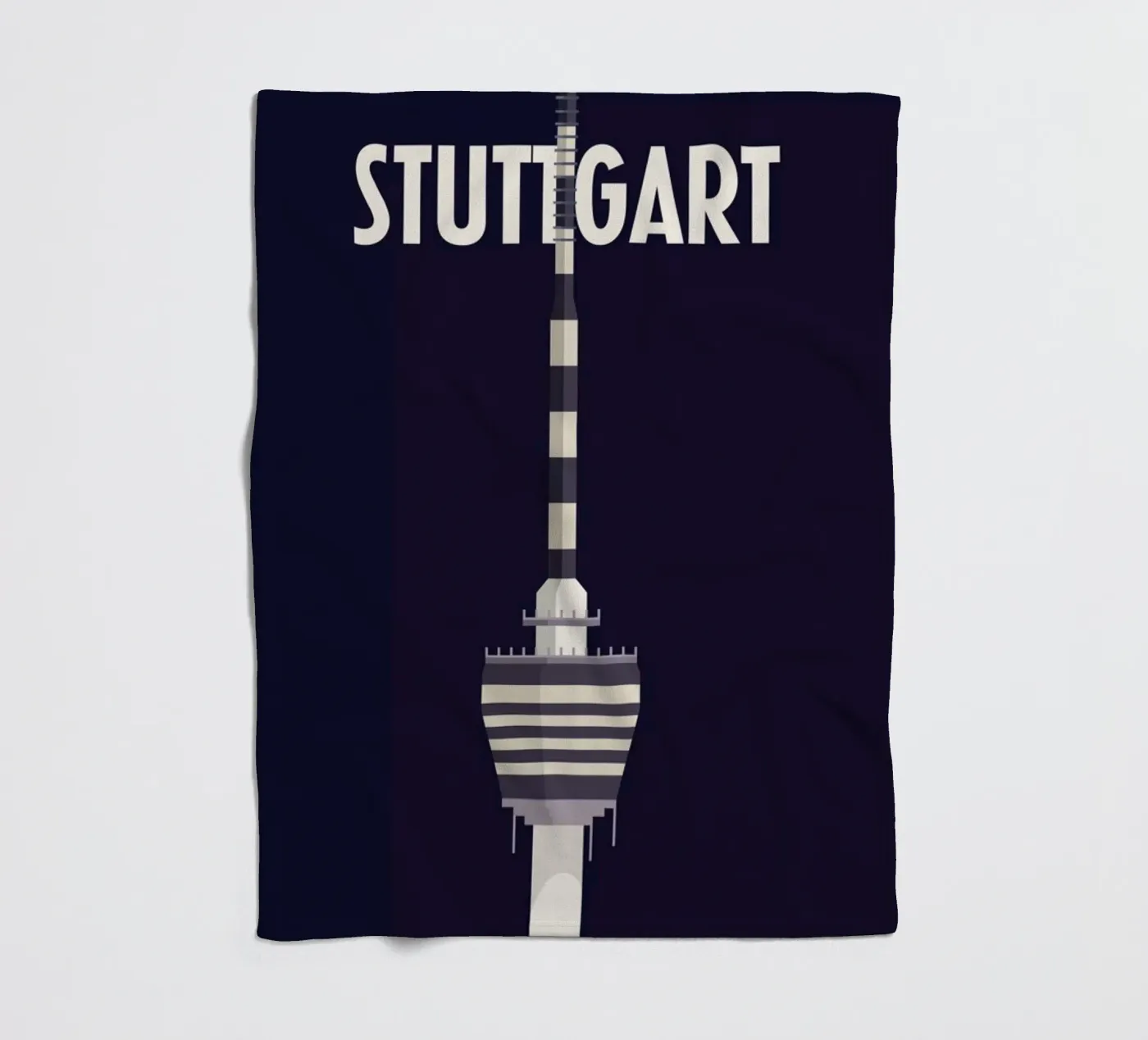 Stuttgart plaid polaire de Designliga Products GmbH & Co. KG