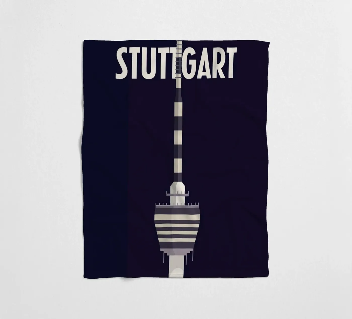 Stuttgart plaid polaire de Designliga Products GmbH & Co. KG