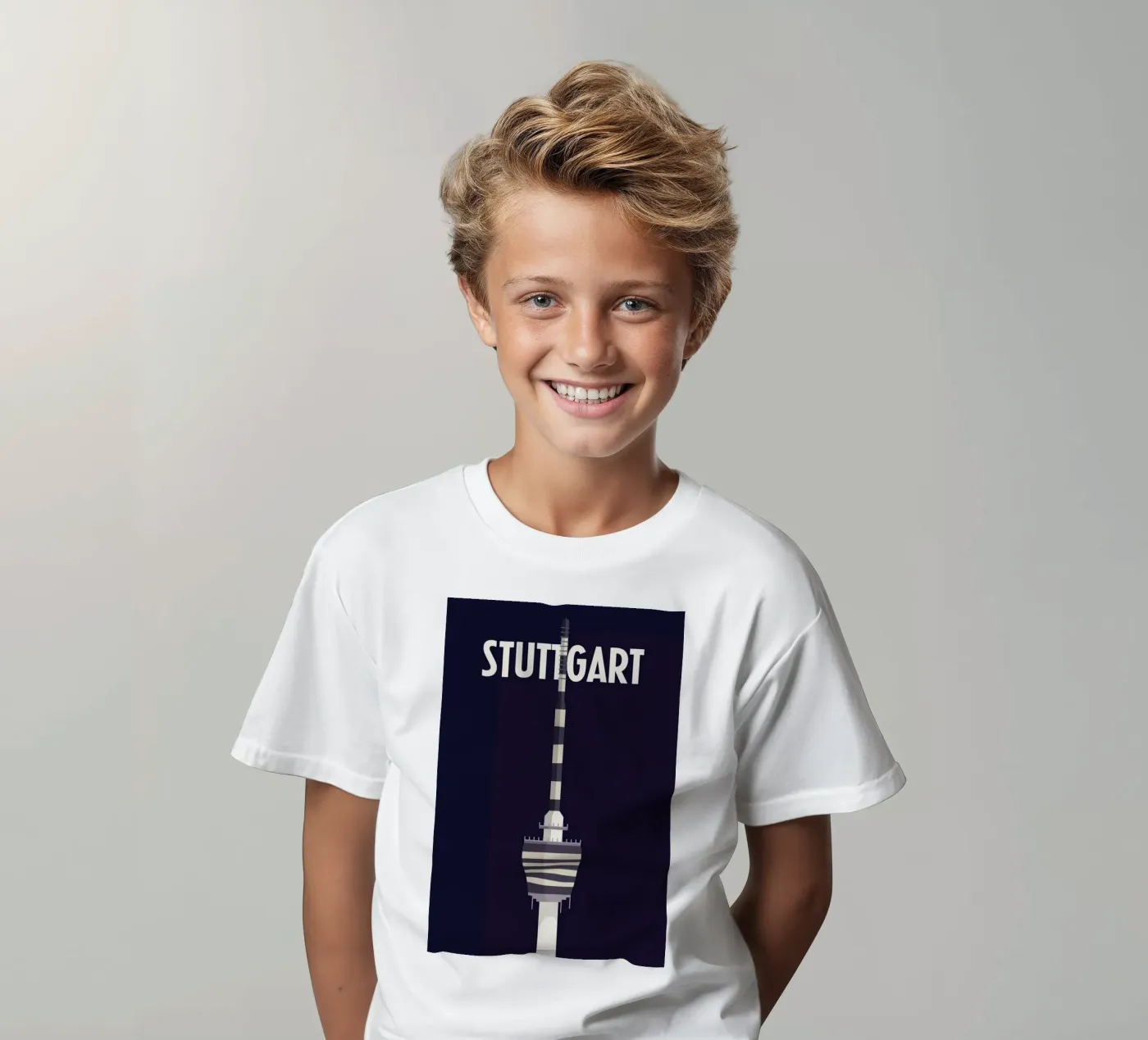 Stuttgart t-shirt bambini da Designliga Products GmbH & Co. KG