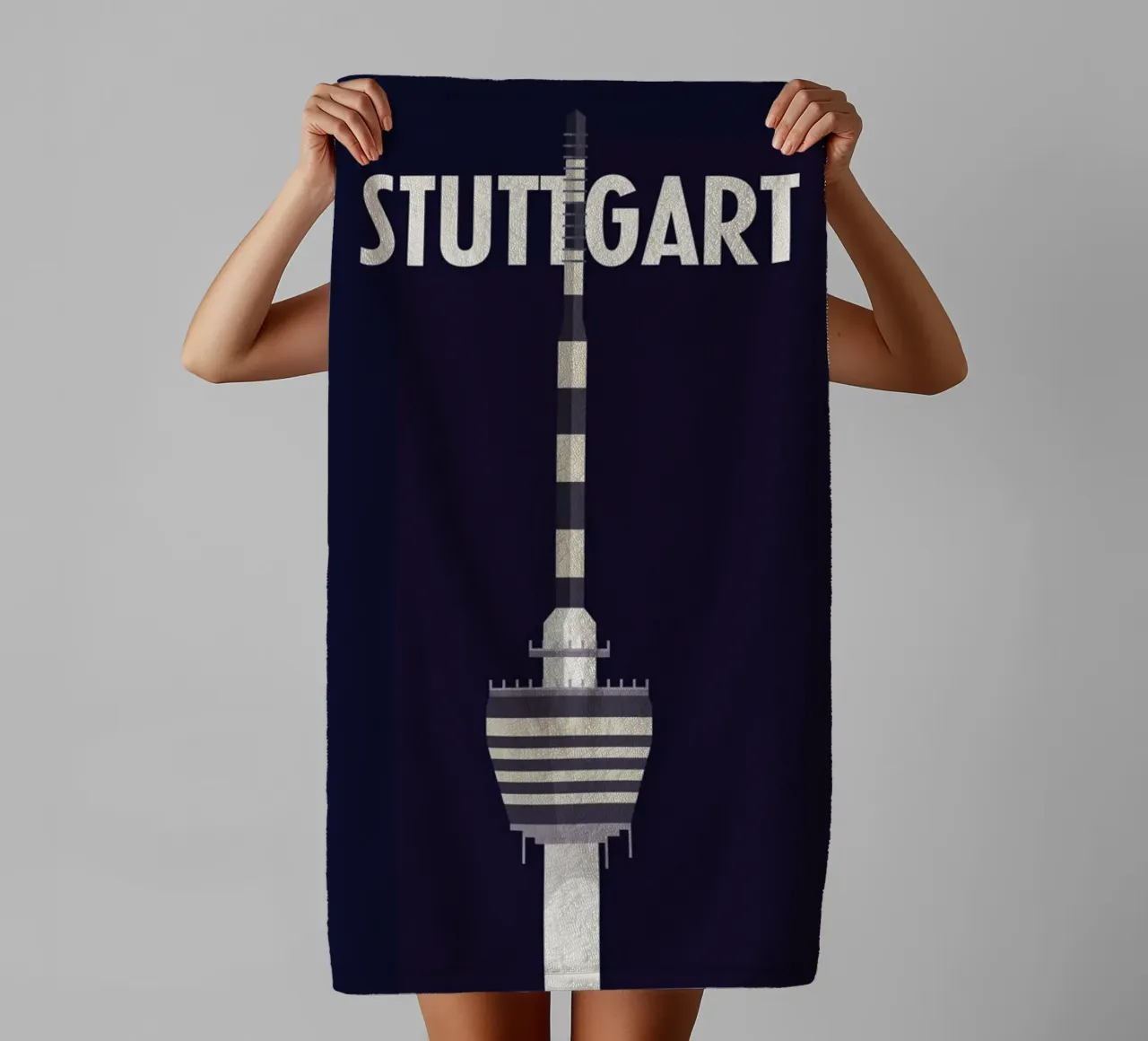 Stuttgart asciugamano da bagno da Designliga Products GmbH & Co. KG