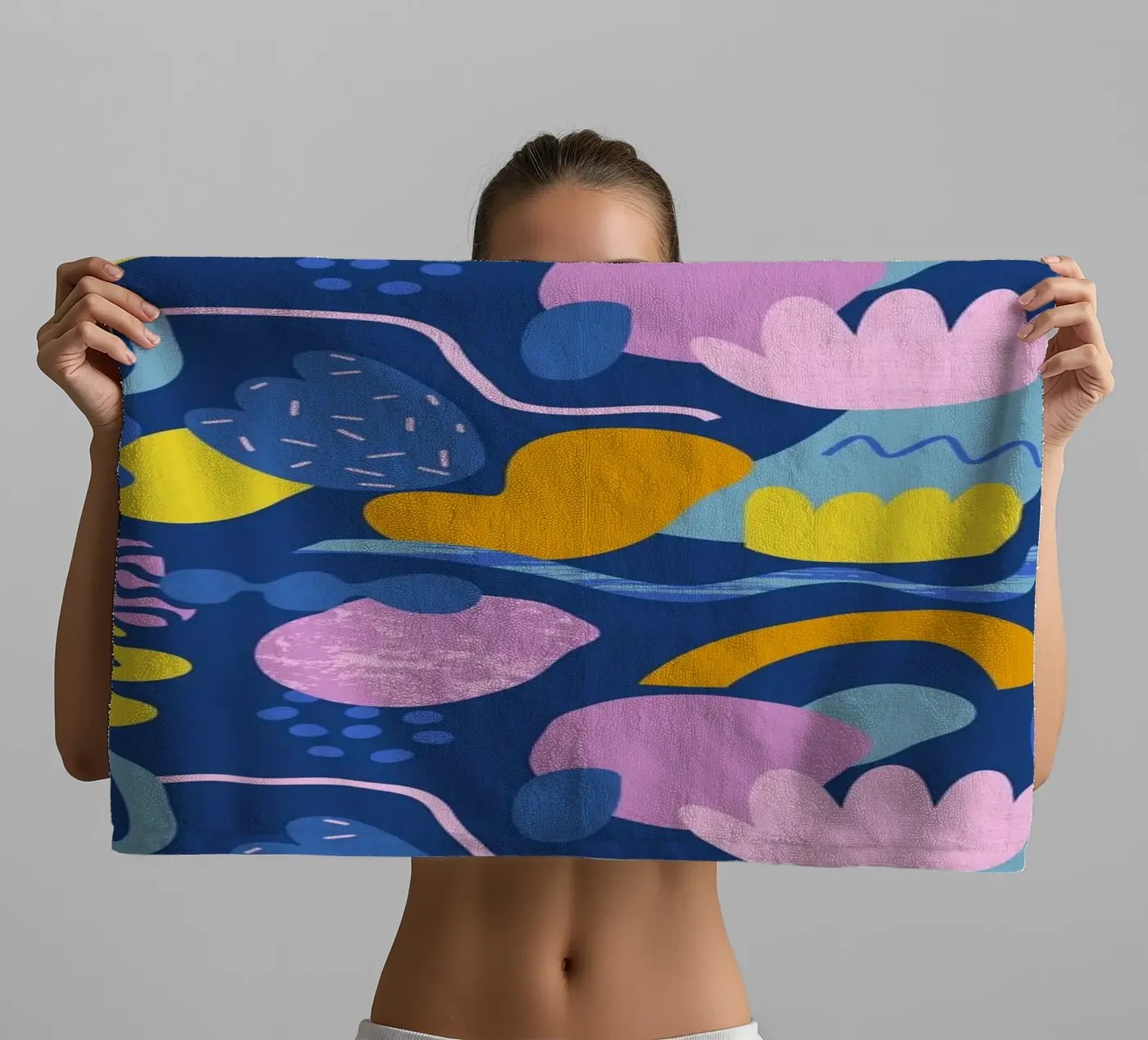 Funky Elements Pattern No 01 towel by treechild