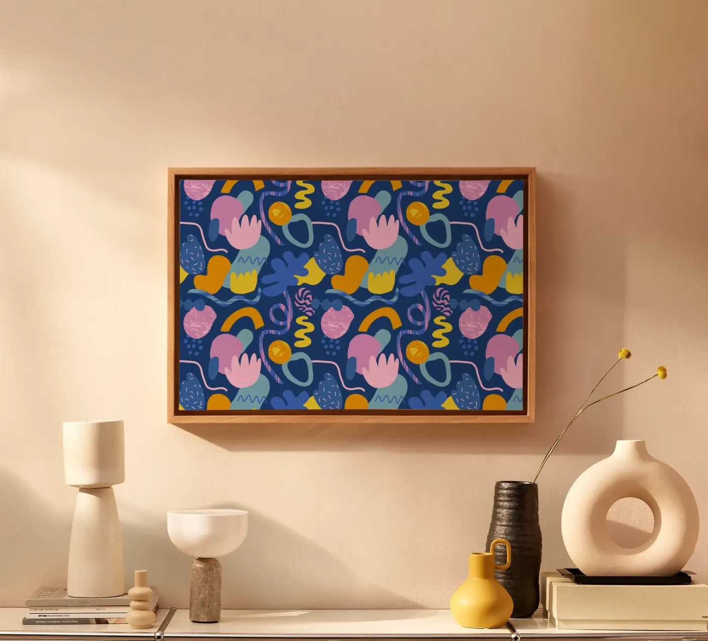 Funky Elements Pattern No 01 Leinwand von treechild