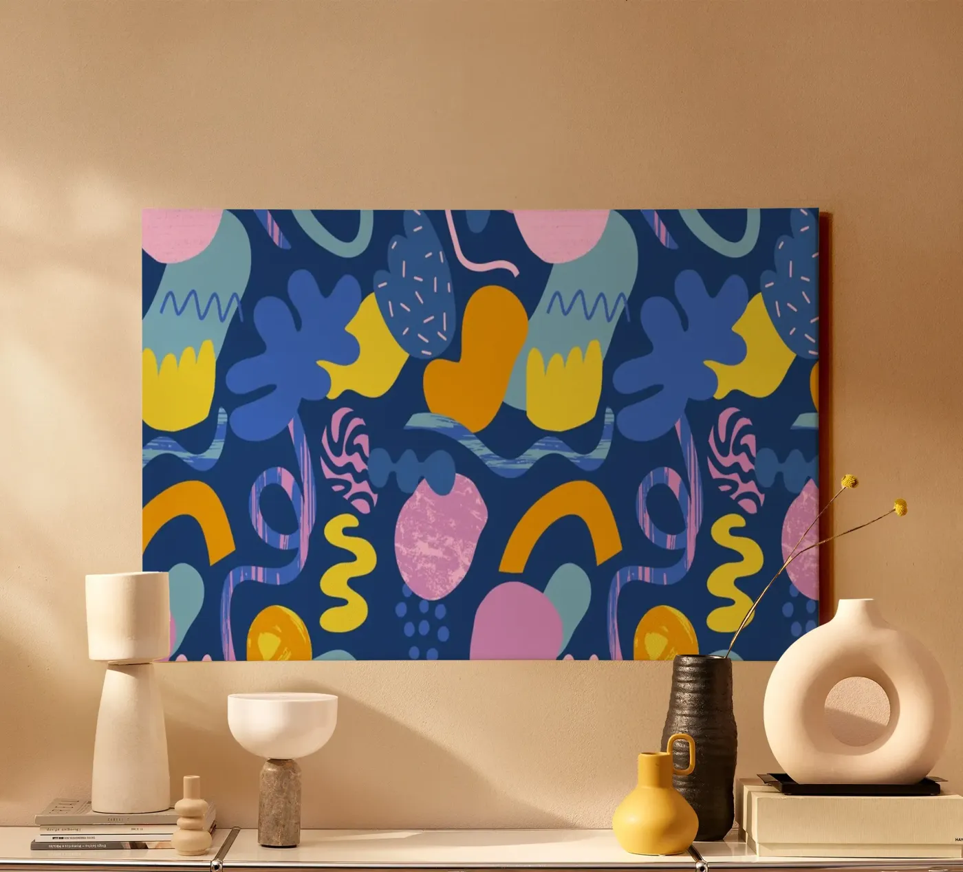 Funky Elements Pattern No 01 Leinwand von treechild