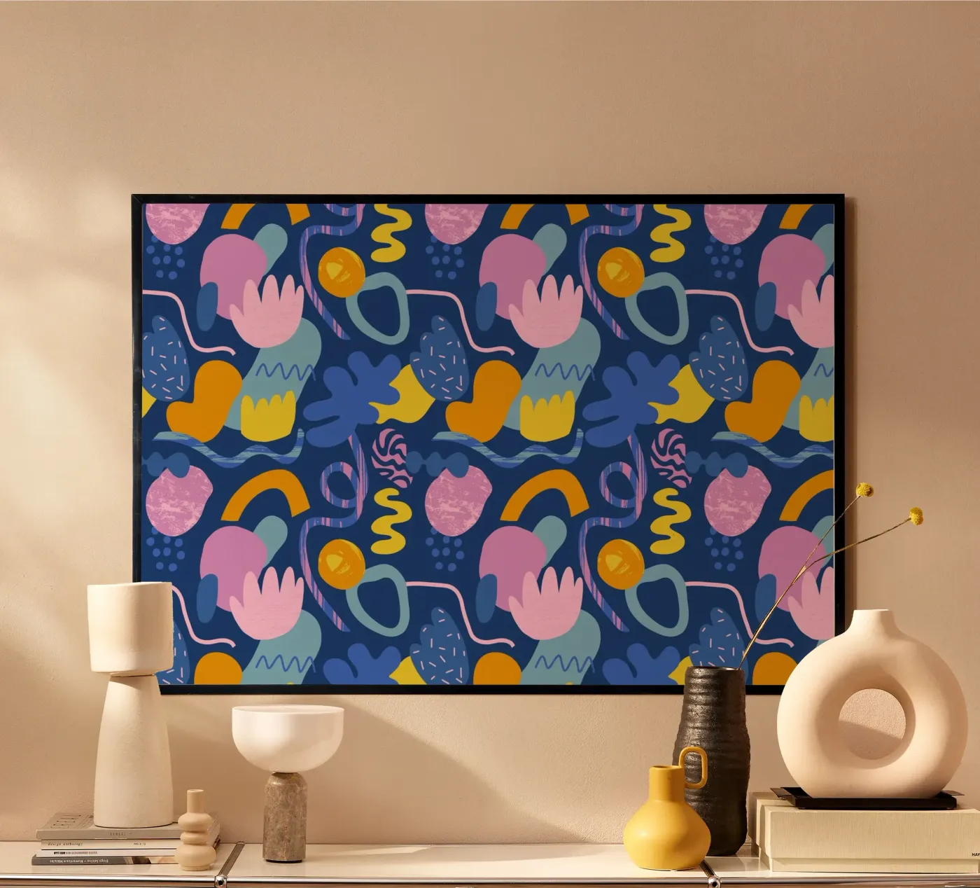 Funky Elements Pattern No 01 Poster von treechild