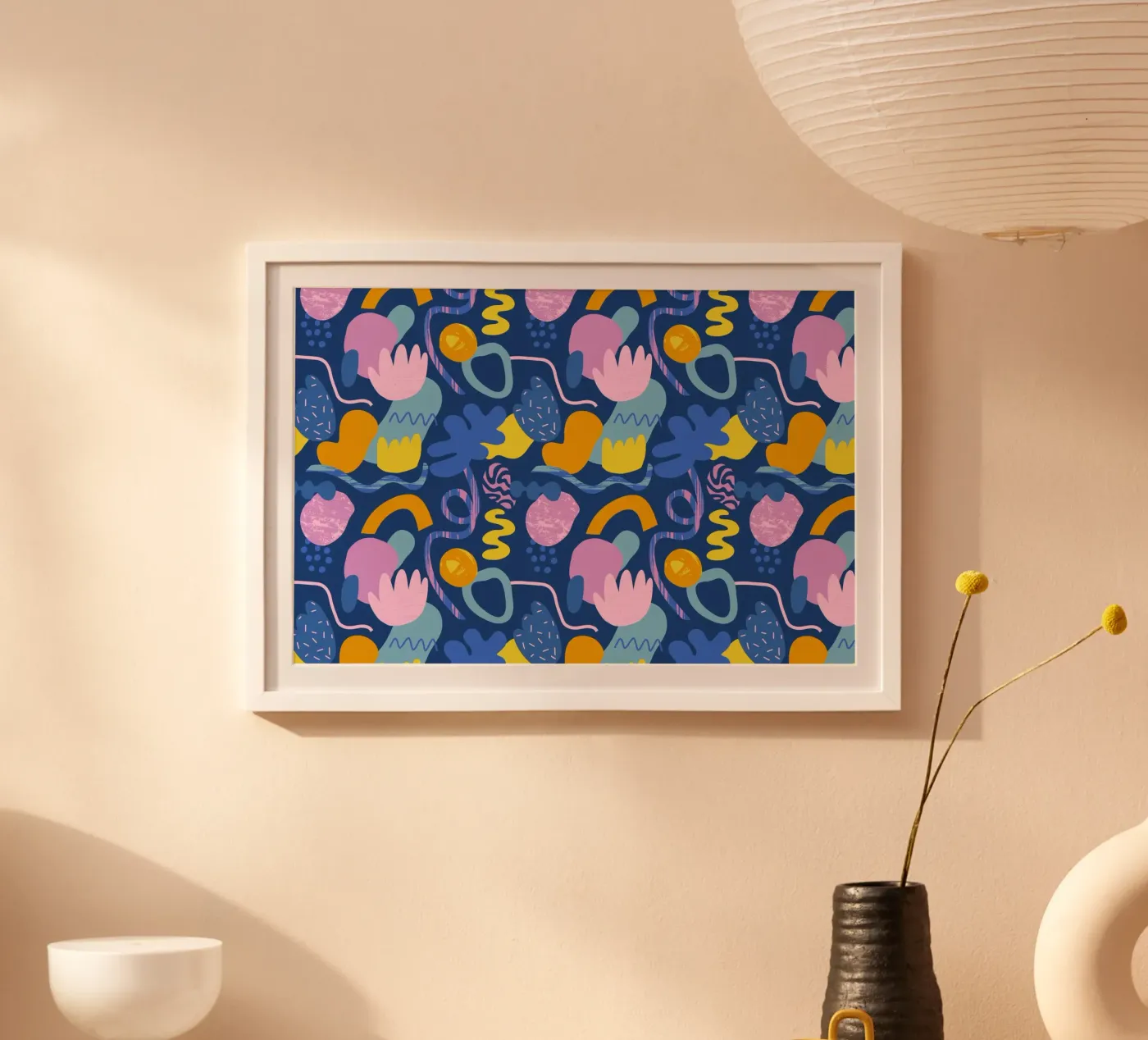 Funky Elements Pattern No 01 Poster von treechild