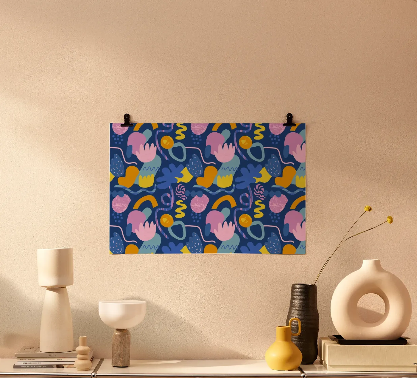 Funky Elements Pattern No 01 Poster von treechild