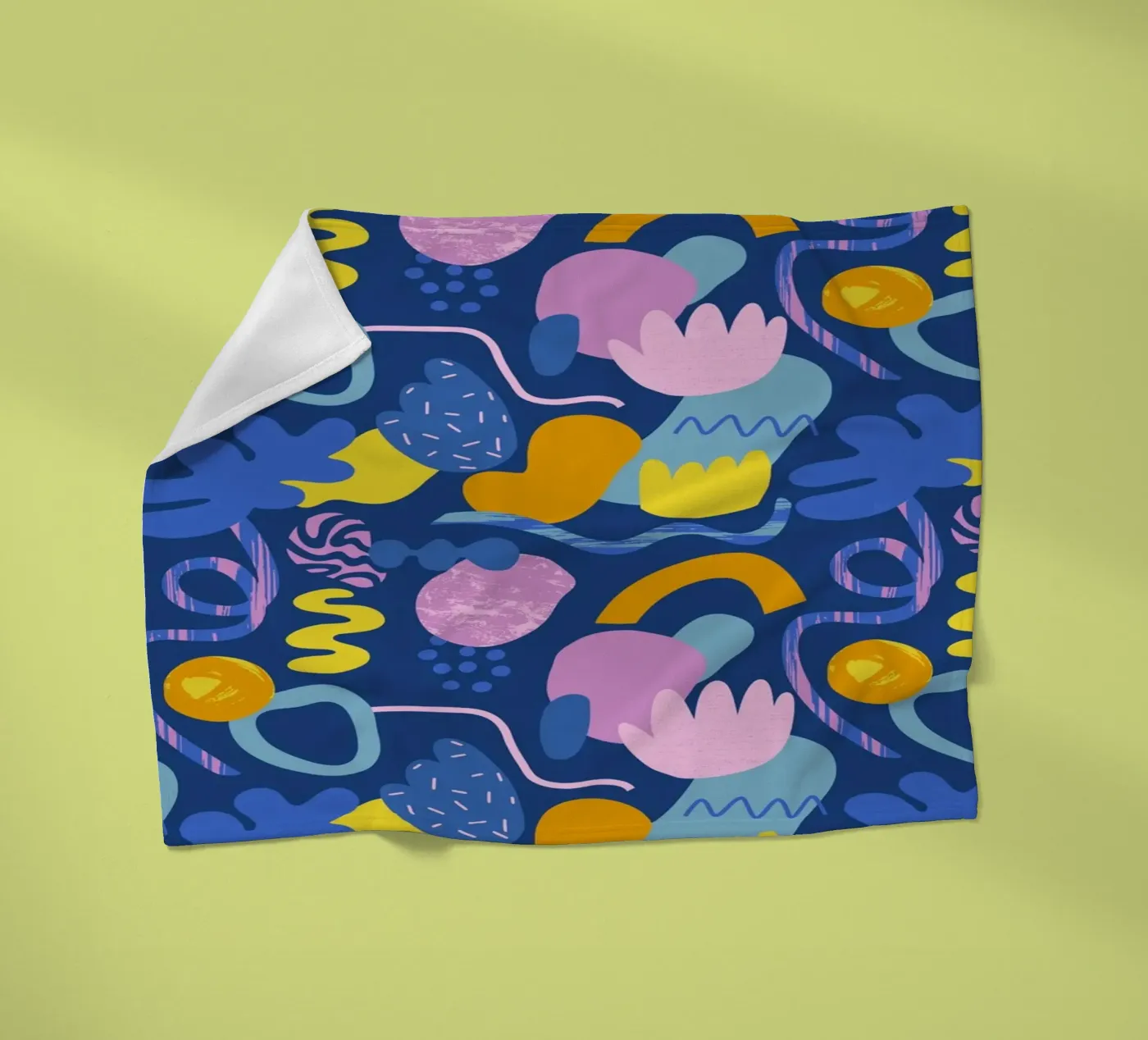 Funky Elements Pattern No 01 Fleecedecke von treechild