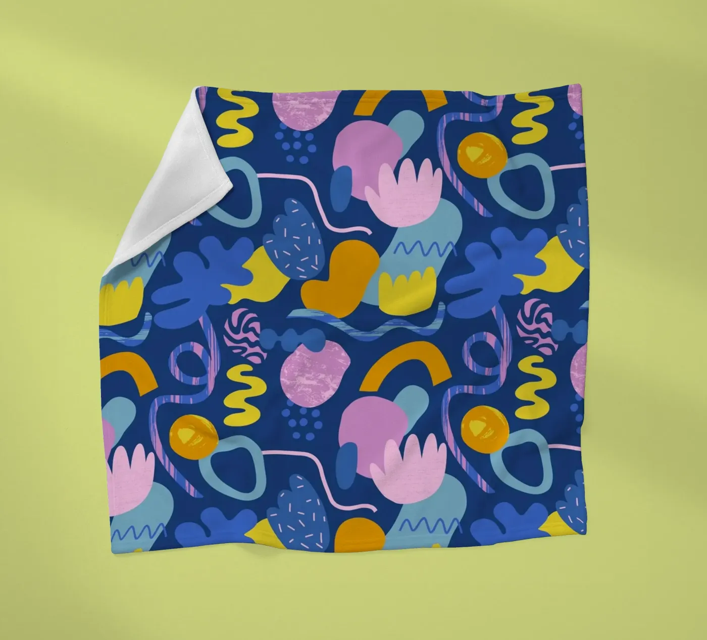 Funky Elements Pattern No 01 Fleecedecke von treechild