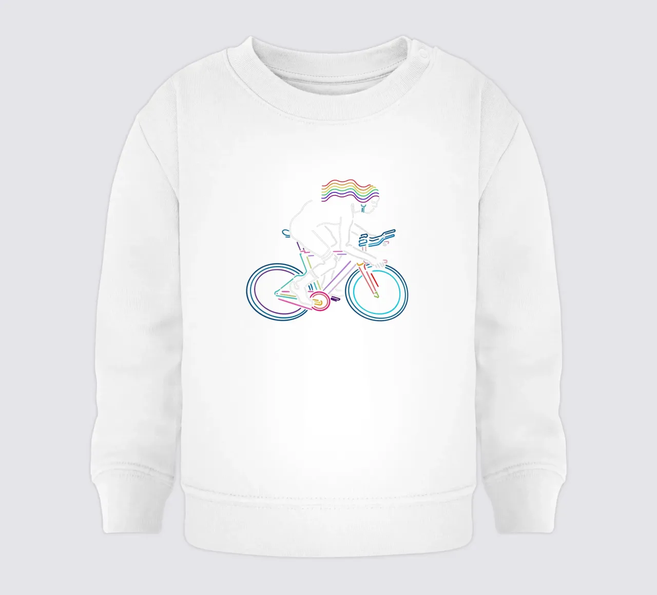 Cavalcare per amore felpa neonato da The Cyclist