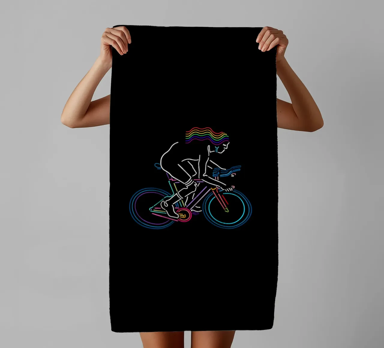 Cavalcare per amore asciugamano da bagno da The Cyclist
