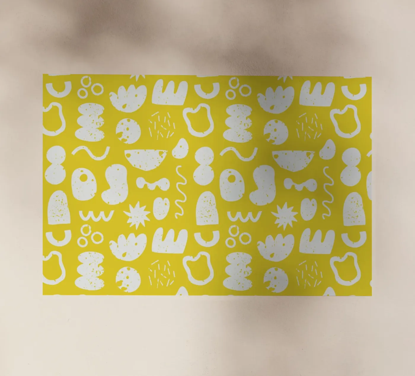 Yellow Pattern pellicola backlit da treechild