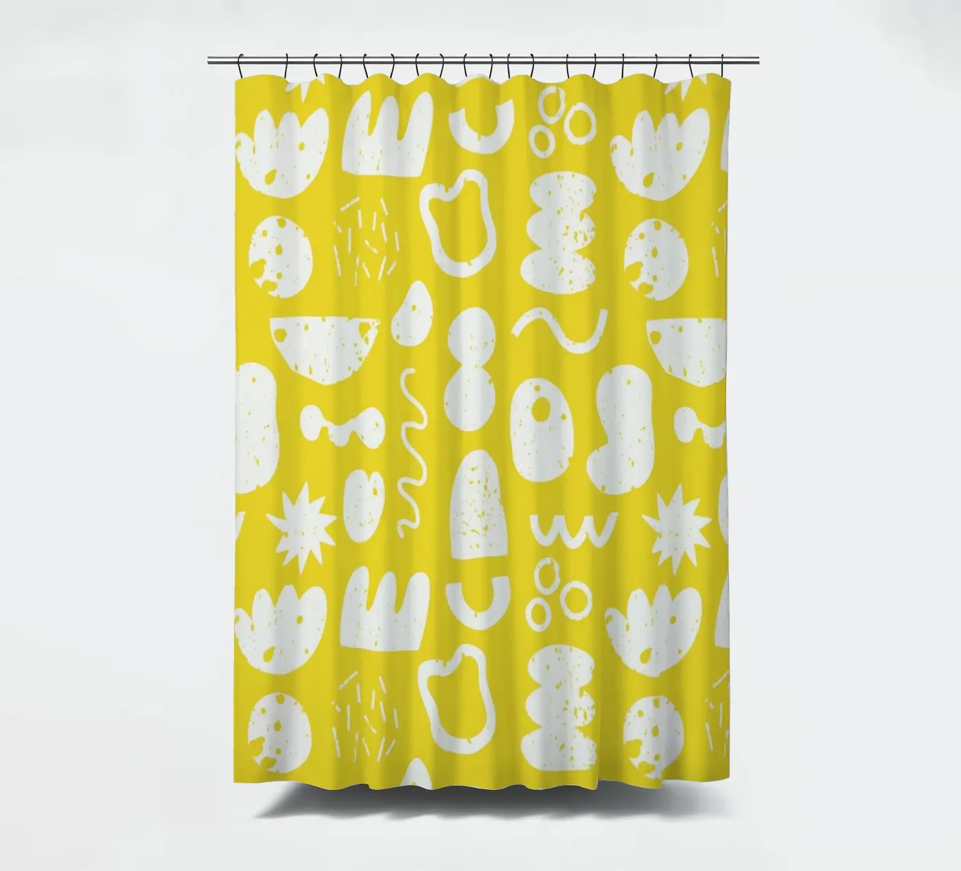 Yellow Pattern Duschvorhang von treechild
