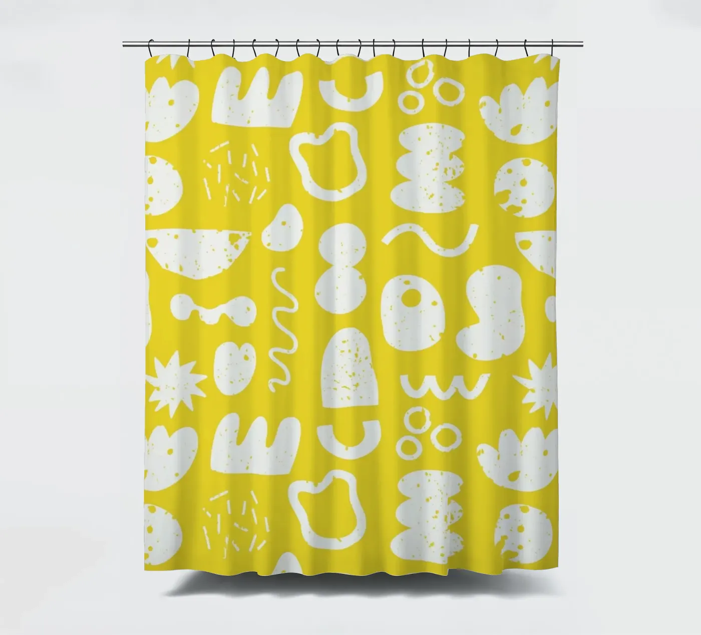 Yellow Pattern Duschvorhang von treechild
