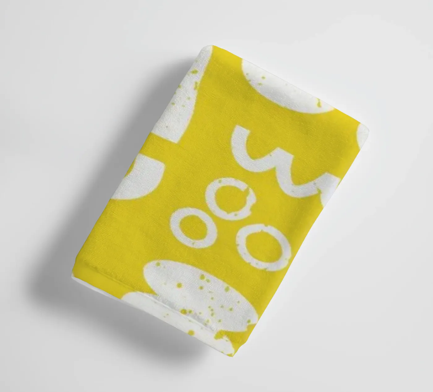 Yellow Pattern badhanddoek van treechild