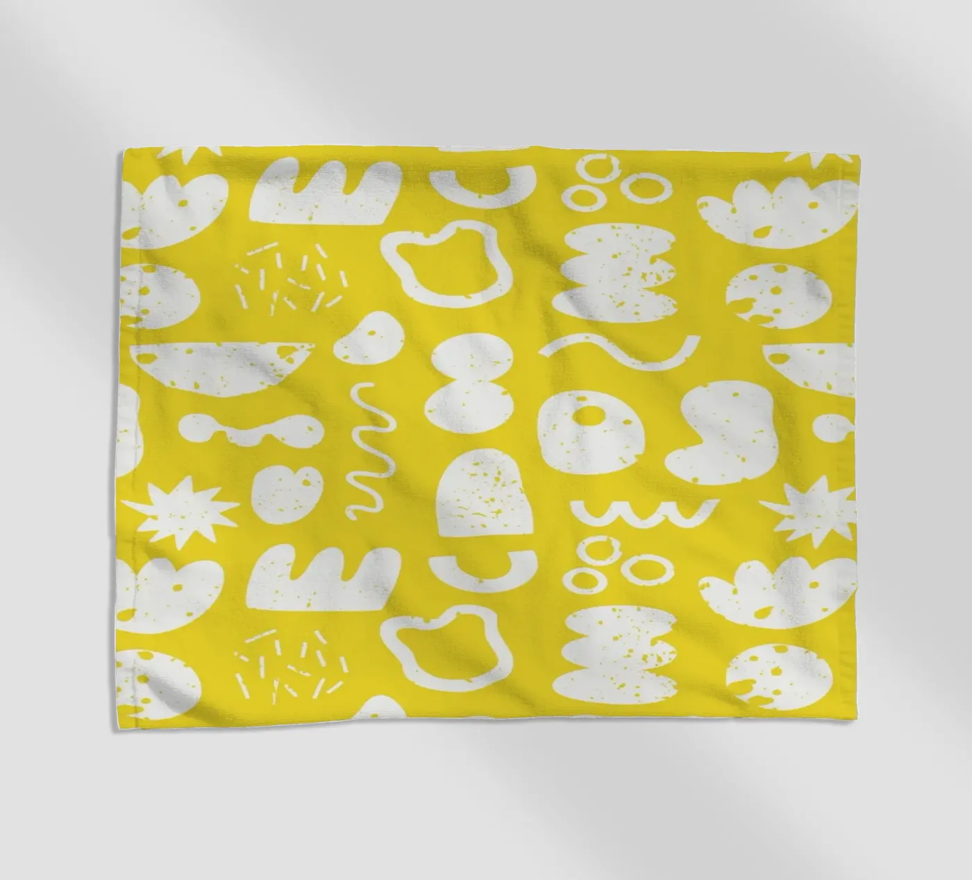 Yellow Pattern strandhanddoek van treechild