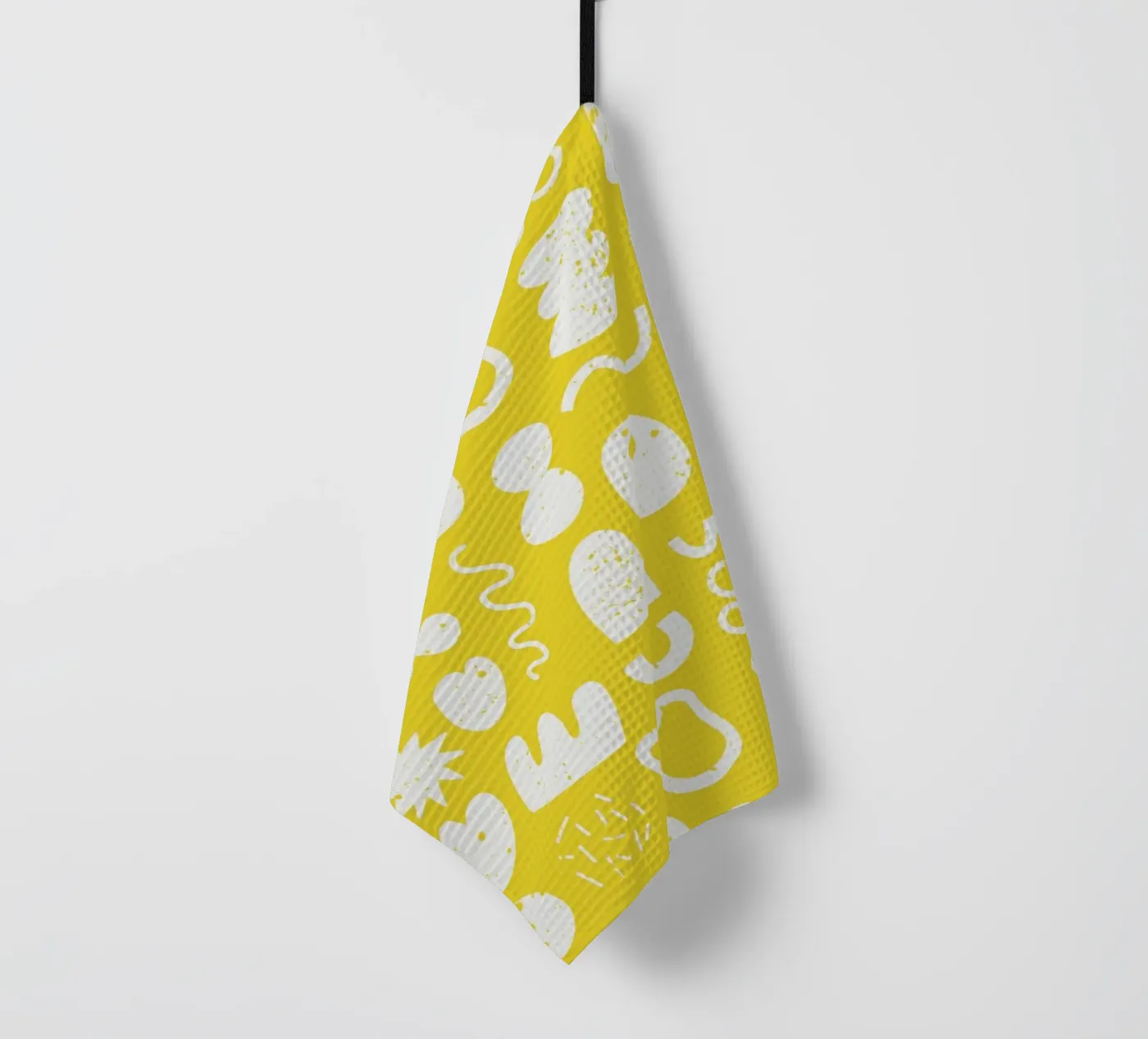 Yellow Pattern Geschirrtuch von treechild