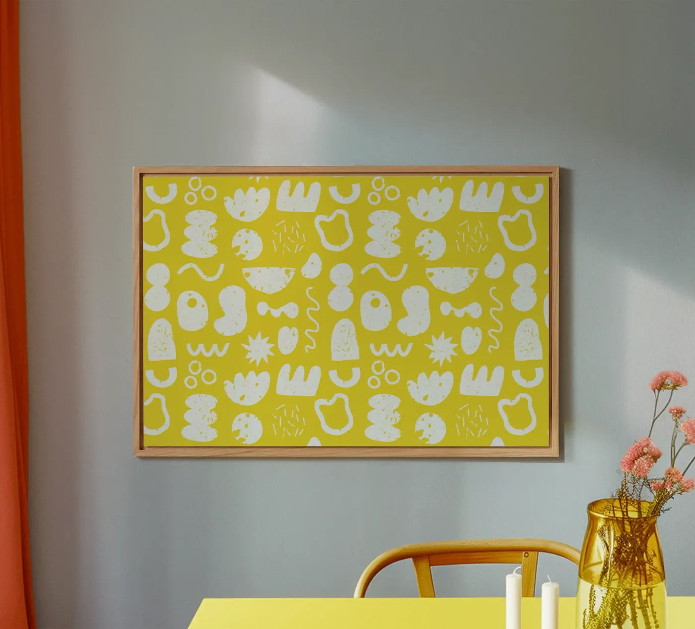 Yellow Pattern panneau forex de treechild
