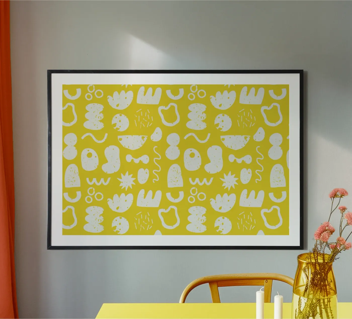 Yellow Pattern Poster von treechild