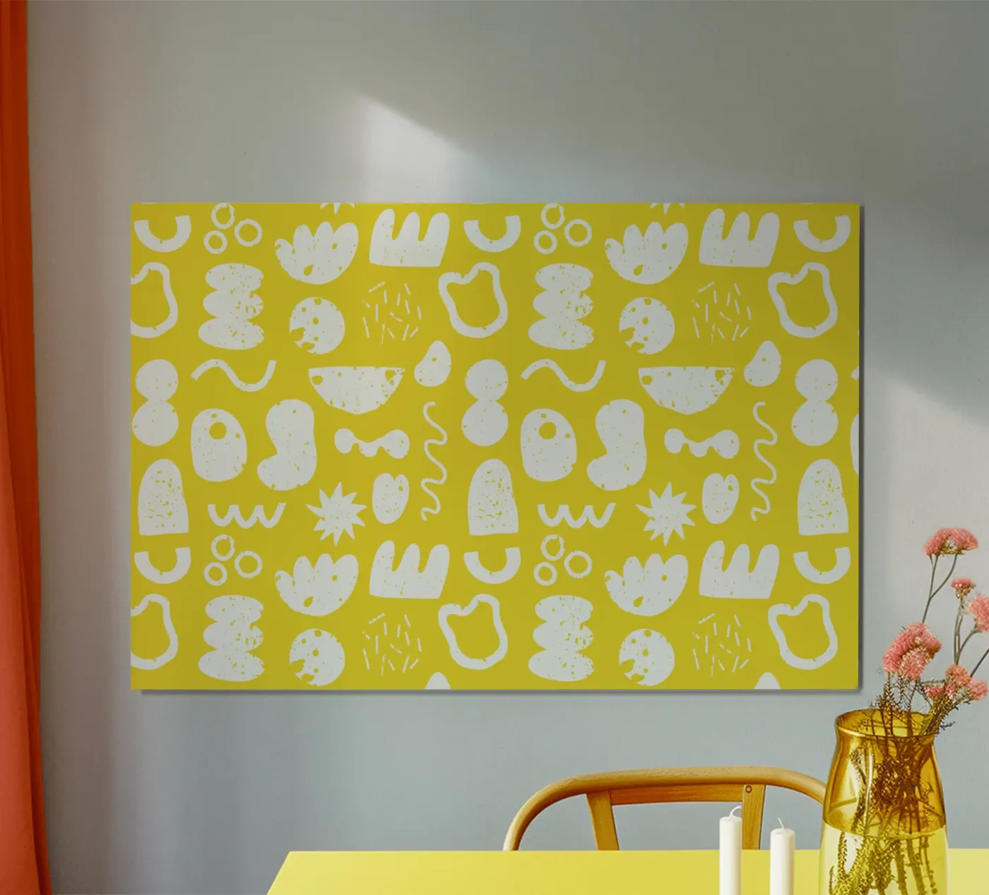 Yellow Pattern Poster von treechild