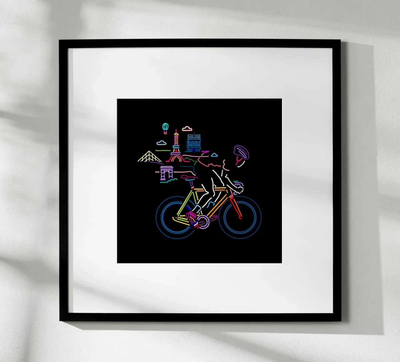 Parigi in bicicletta poster da The Cyclist