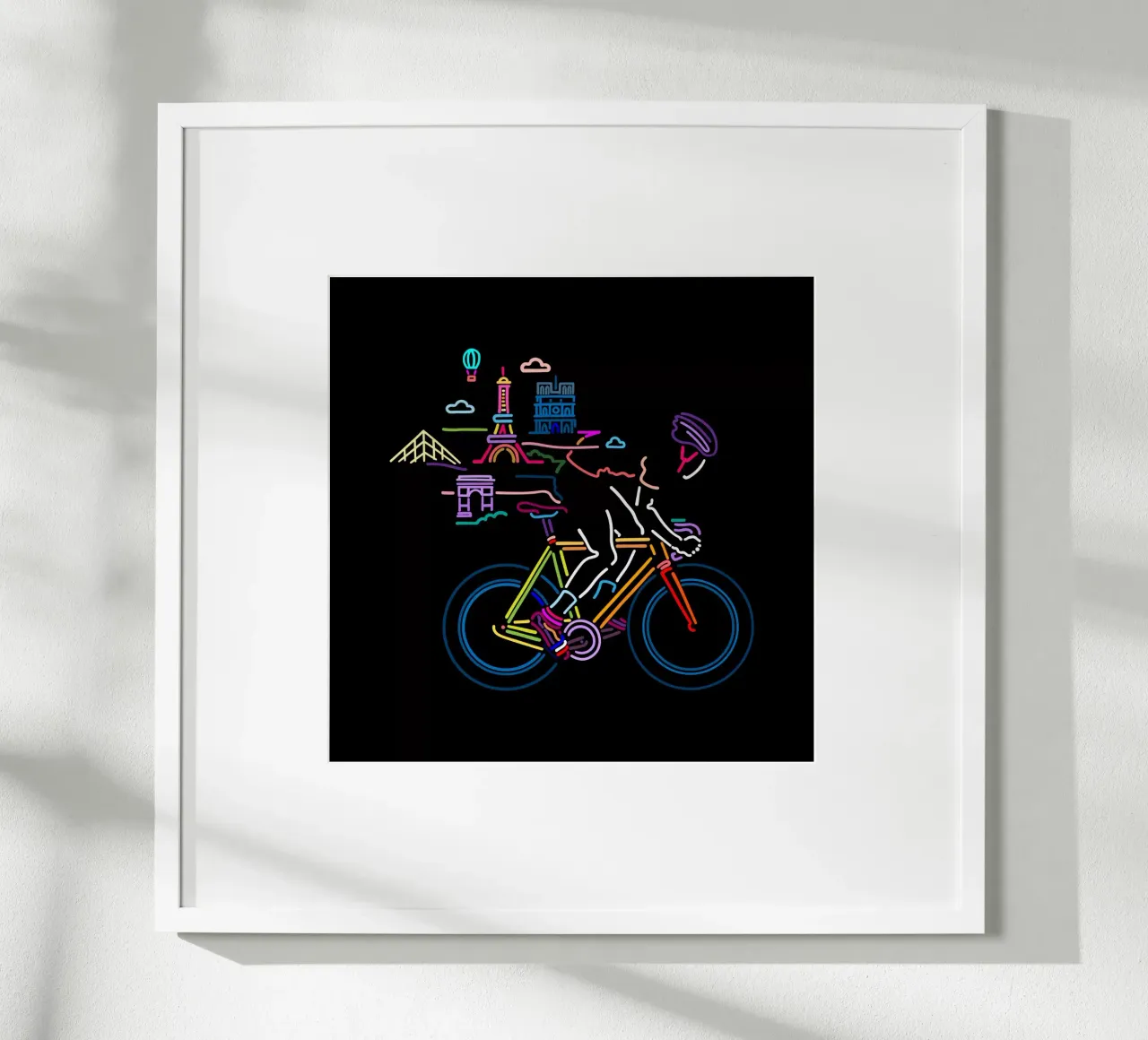 Parigi in bicicletta poster da The Cyclist