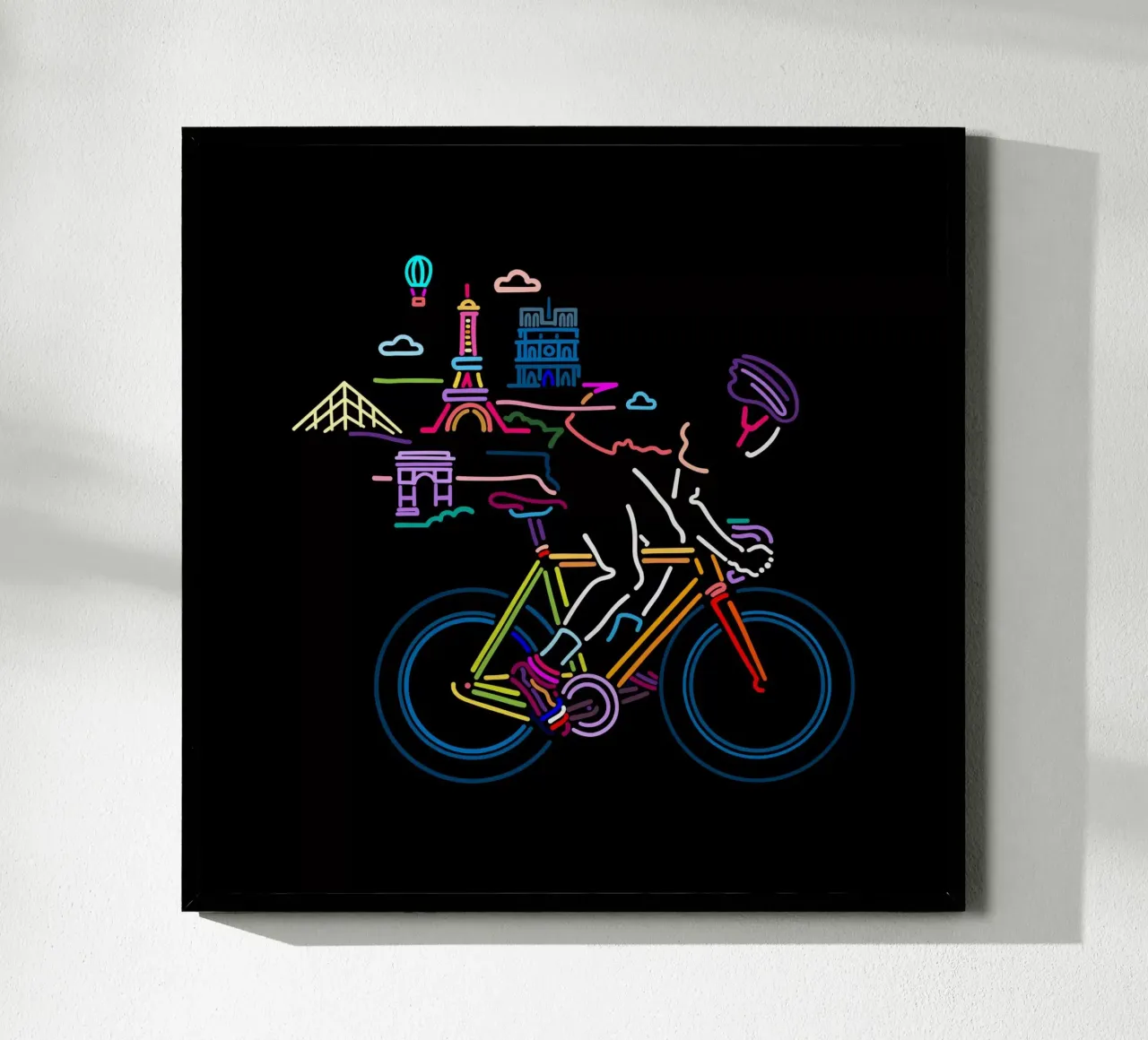 Parigi in bicicletta poster da The Cyclist