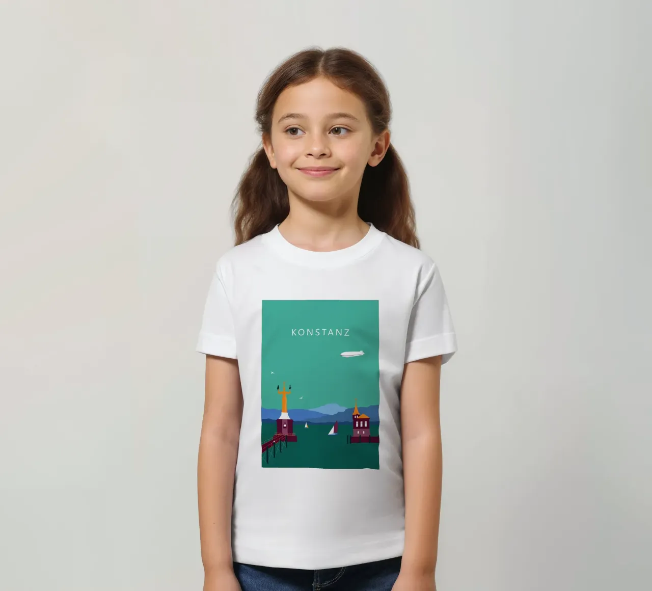 Konstanz, Bodensee, Baden-Württemberg t-shirt bambini da Taimanta