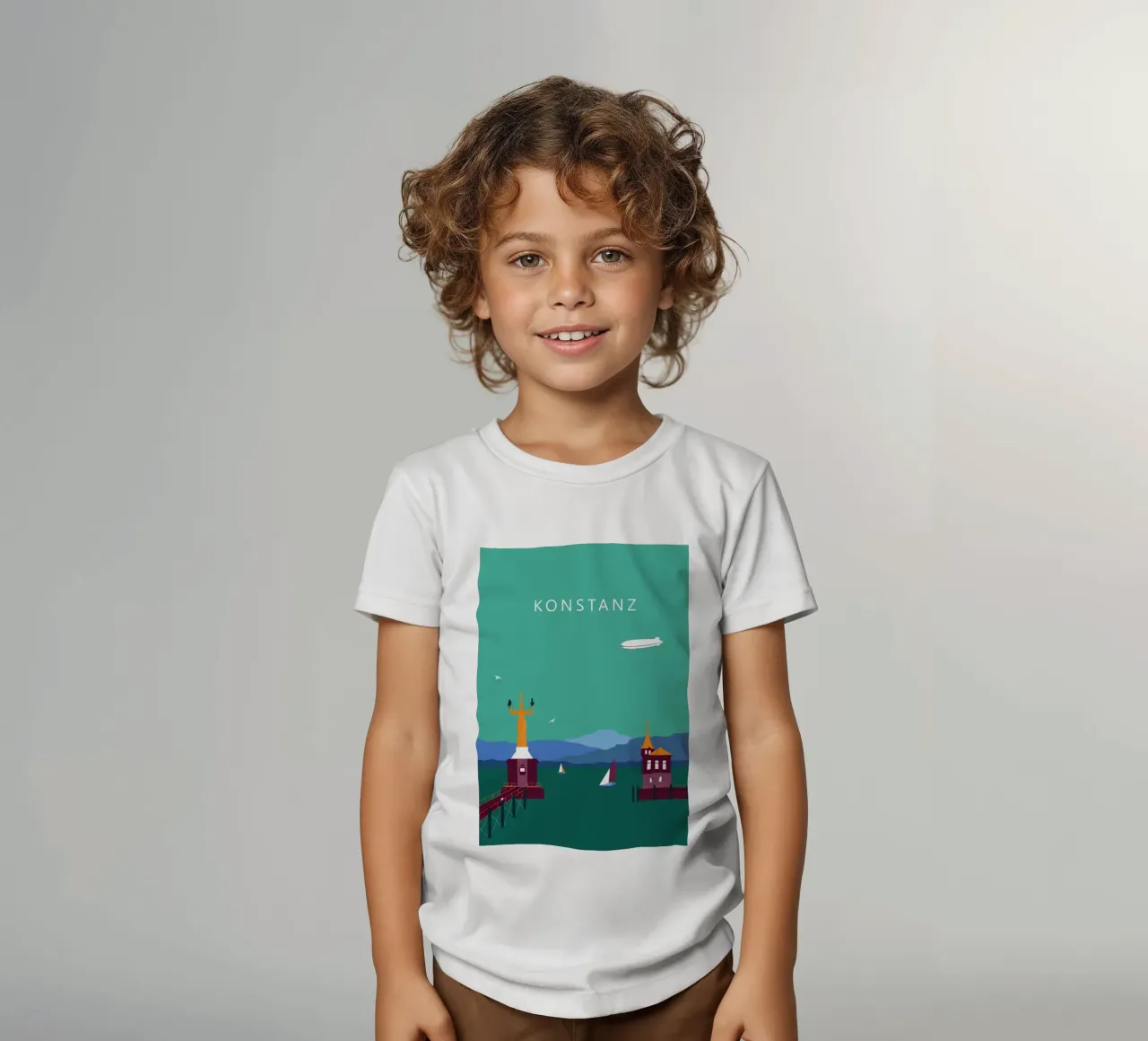 Konstanz, Bodensee, Baden-Württemberg t-shirt bambini da Taimanta